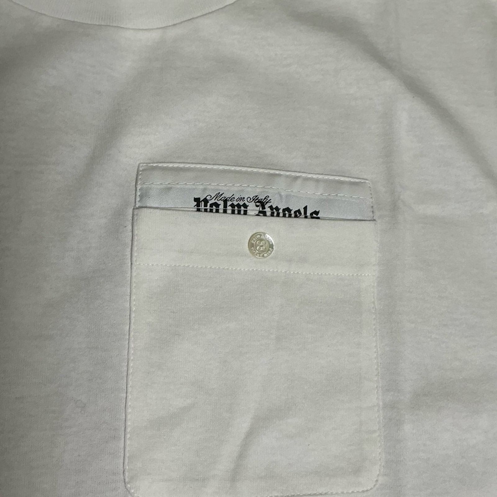 Palm Angels Palm Angels White Sartorial Tape T Shirt Tee Med New Size US M / EU 48-50 / 2 - 3 Thumbnail