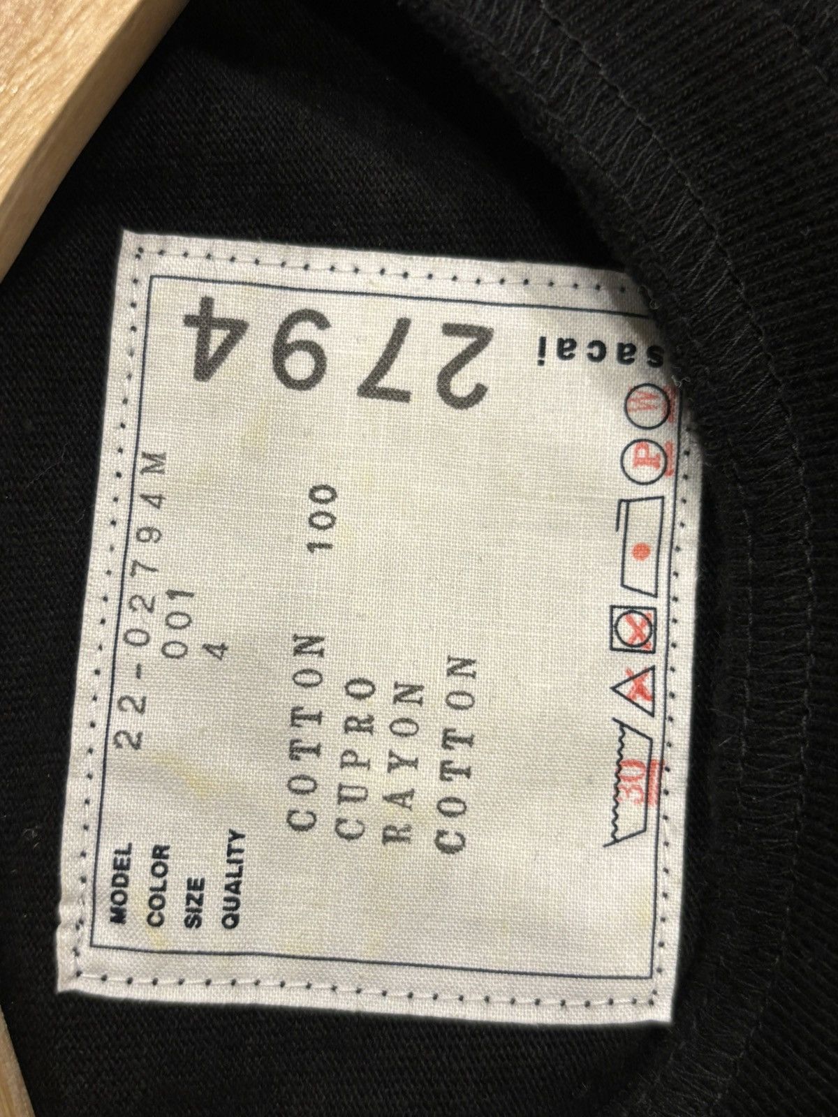 Sacai Sacai Pocket Tee Size US XL / EU 56 / 4 - 4 Thumbnail