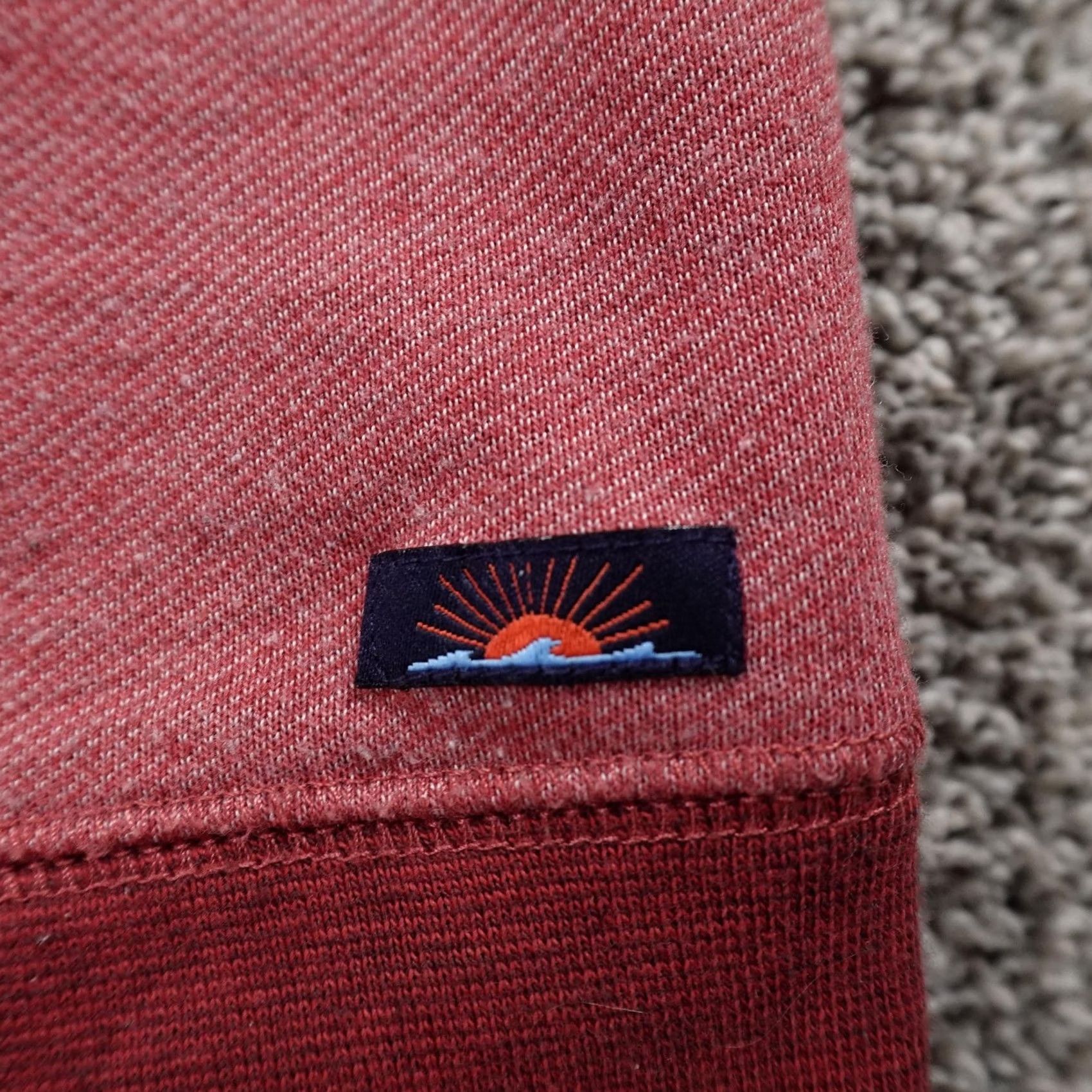 Faherty Faherty Sweatshirt Mens XL Red 1/4 Zip Pullover Knit Pullover Sweatshirt Casual Preppy Logo Zipper Long Sleeve Knit Red Mens XL Size US XL / EU 56 / 4 - 4 Thumbnail