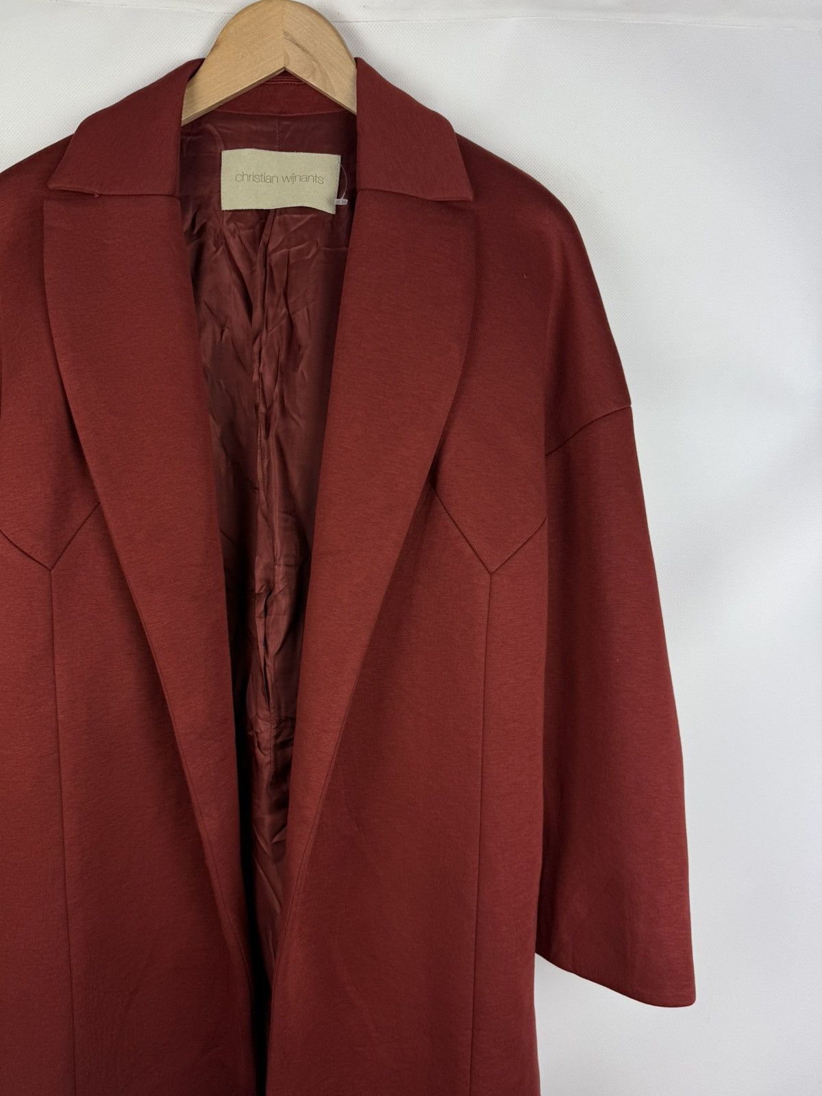 Christian Wijnants × Designer Christian Wijnants Ladies Belted Viscose Coat Jacket Size 40 Size M / US 6-8 / IT 42-44 - 5 Thumbnail