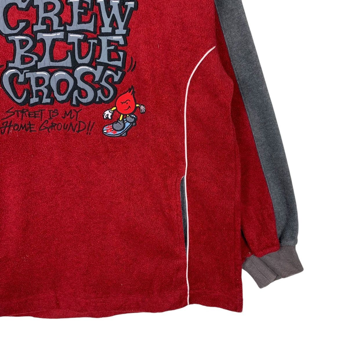 Japanese Brand Skate Crew Blue Cross Sweatshirt Size US M / EU 48-50 / 2 - 4 Thumbnail
