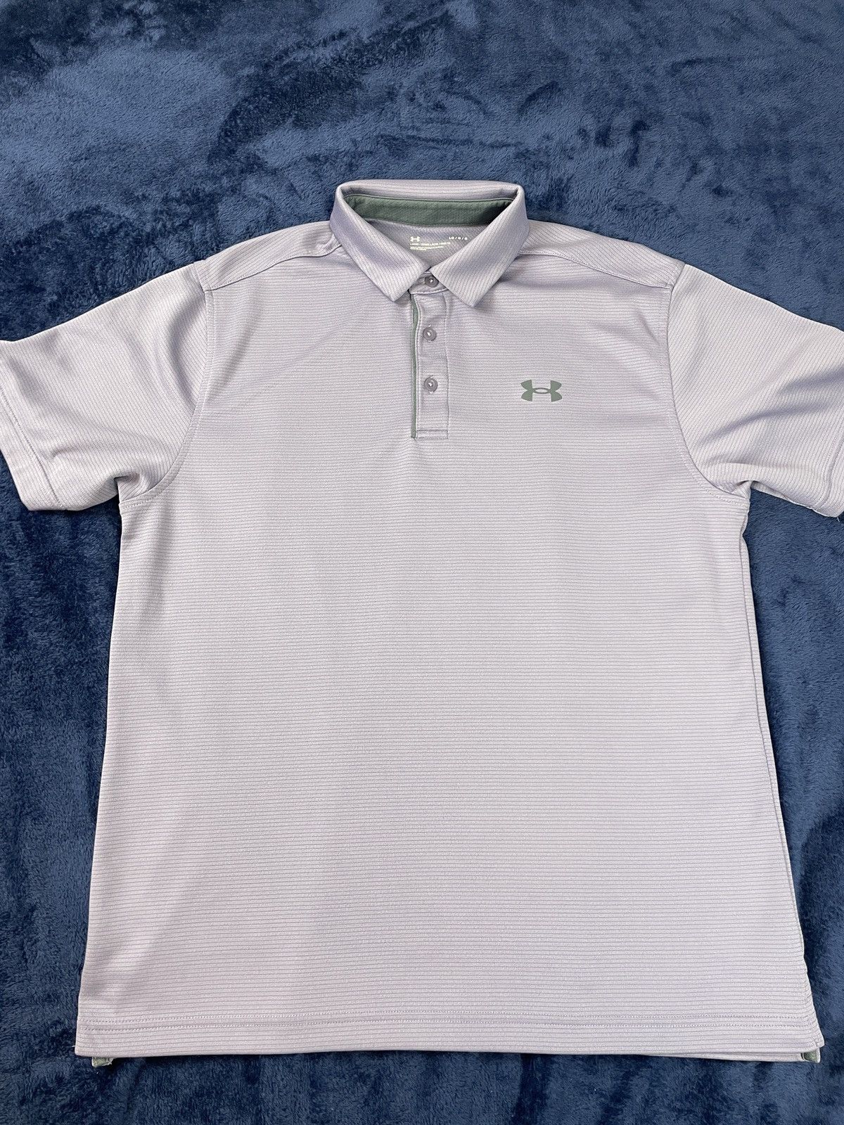 Under Armour Under Armour Men’s Large Purple Performance Golf Polo Size US L / EU 52-54 / 3 - 1 Thumbnail
