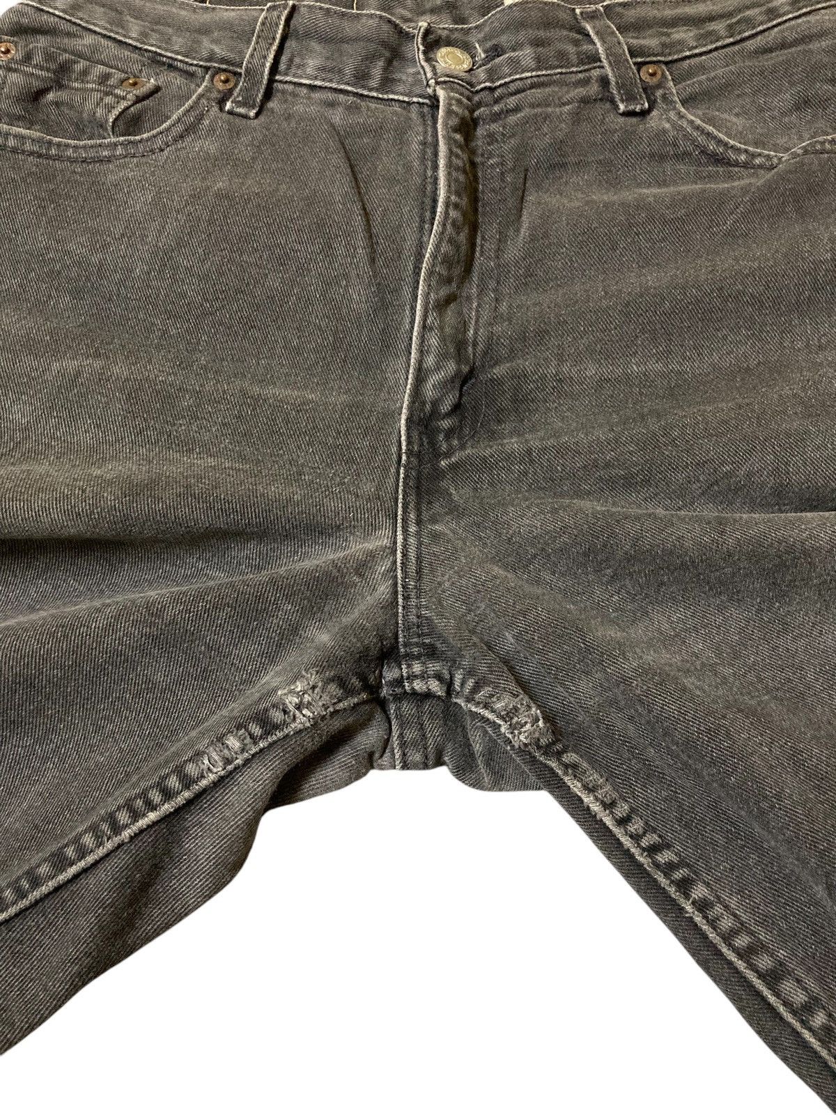 Levi's Vintage Levis 550 Black Relaxed Fit Tapered Leg USA Size US 30 / EU 46 - 3 Thumbnail
