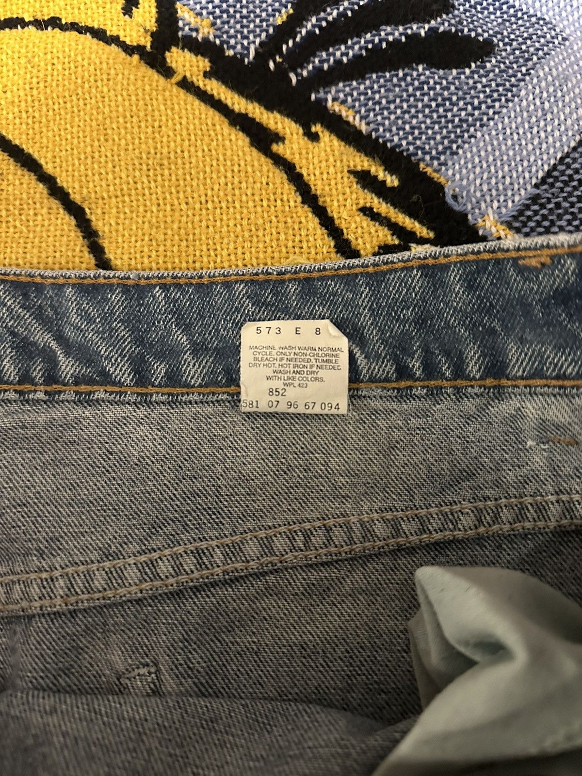 Levi's Vintage 90s Levis Orange Tab Tapered Jeans Size US 43 - 4 Thumbnail