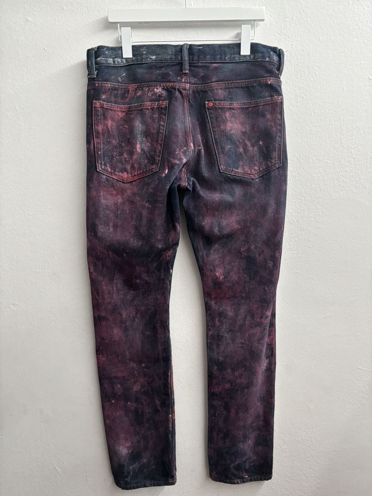 Skoloct Skoloct hand painted graffiti jeans Size US 33 - 2 Thumbnail