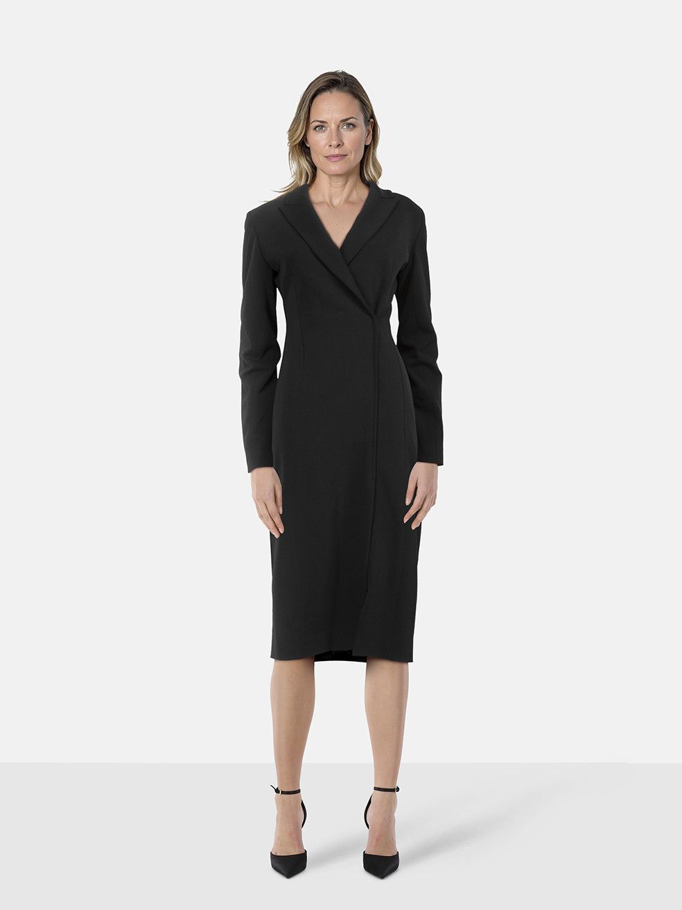 Acne Studios Black Midi Blazer Dress Size XS / US 0-2 / IT 36-38 - 1 Thumbnail