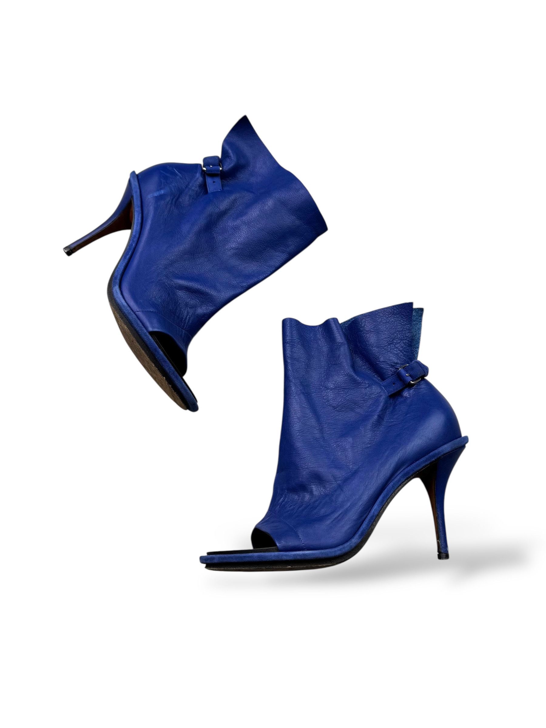Balenciaga Balenciaga Paris Vintage Leather Heels D10 Size US 7.5 / IT 37.5 - 1 Thumbnail