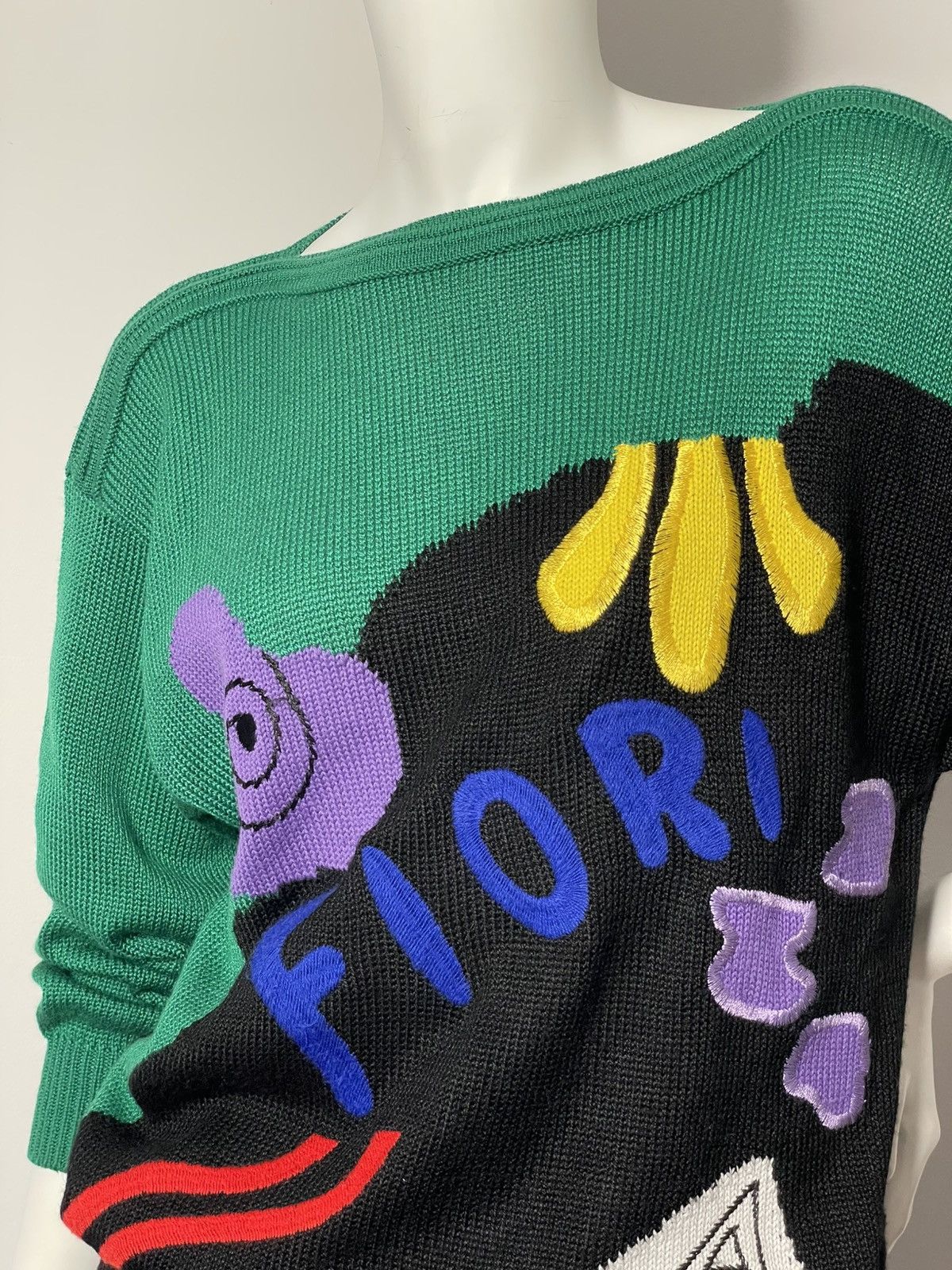 Vintage vintage sweater from the 80s Size M / US 6-8 / IT 42-44 - 18 Thumbnail
