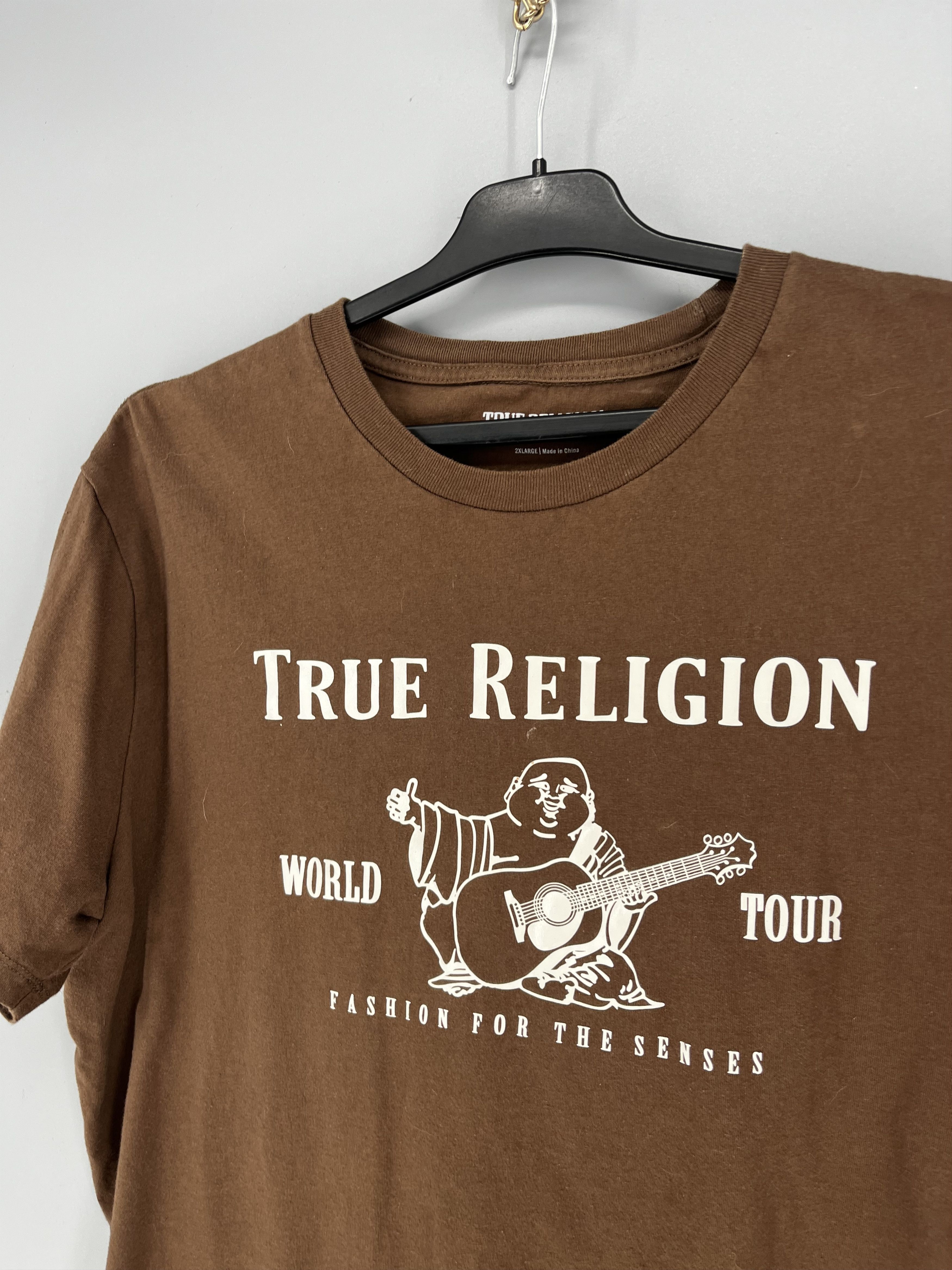 Japanese Brand True Religion Big Buddha Chief Keef Style Rap T Shirt Size US XL / EU 56 / 4 - 7 Thumbnail