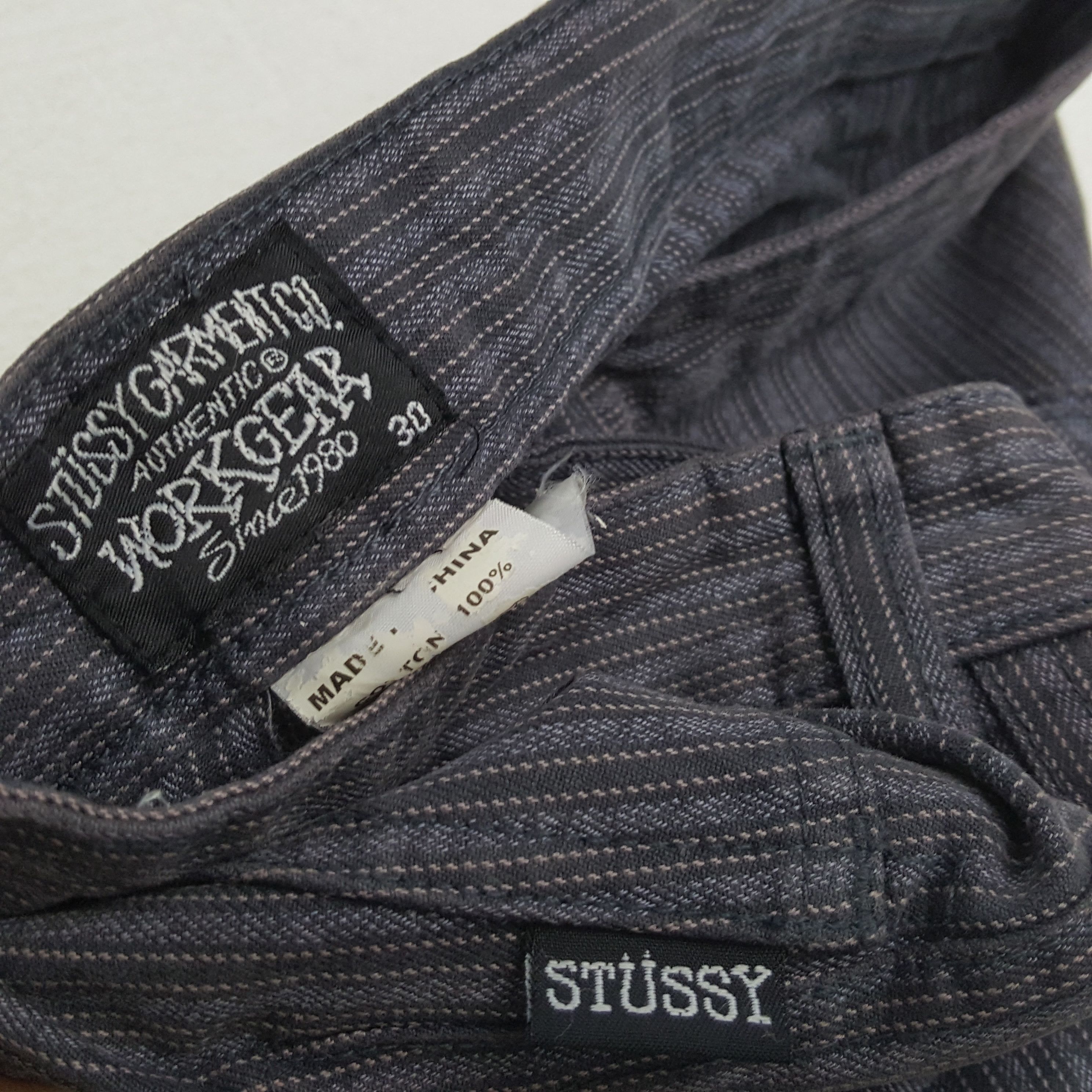 Stussy × Vintage Vintage STUSSY American Streetwear Style Pants Size US 31 - 14 Thumbnail