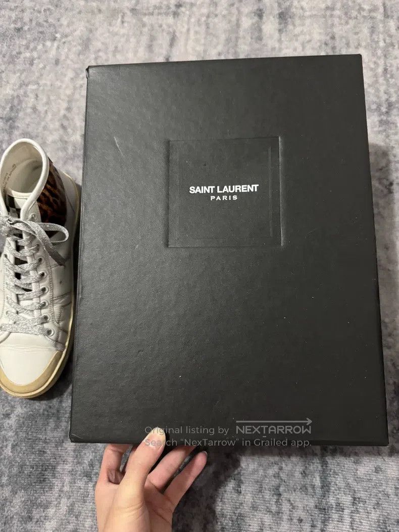 Saint Laurent Paris Saint Laurent Paris High-top Checkered Leopard Print Board Size US 7 / EU 40 - 7 Thumbnail