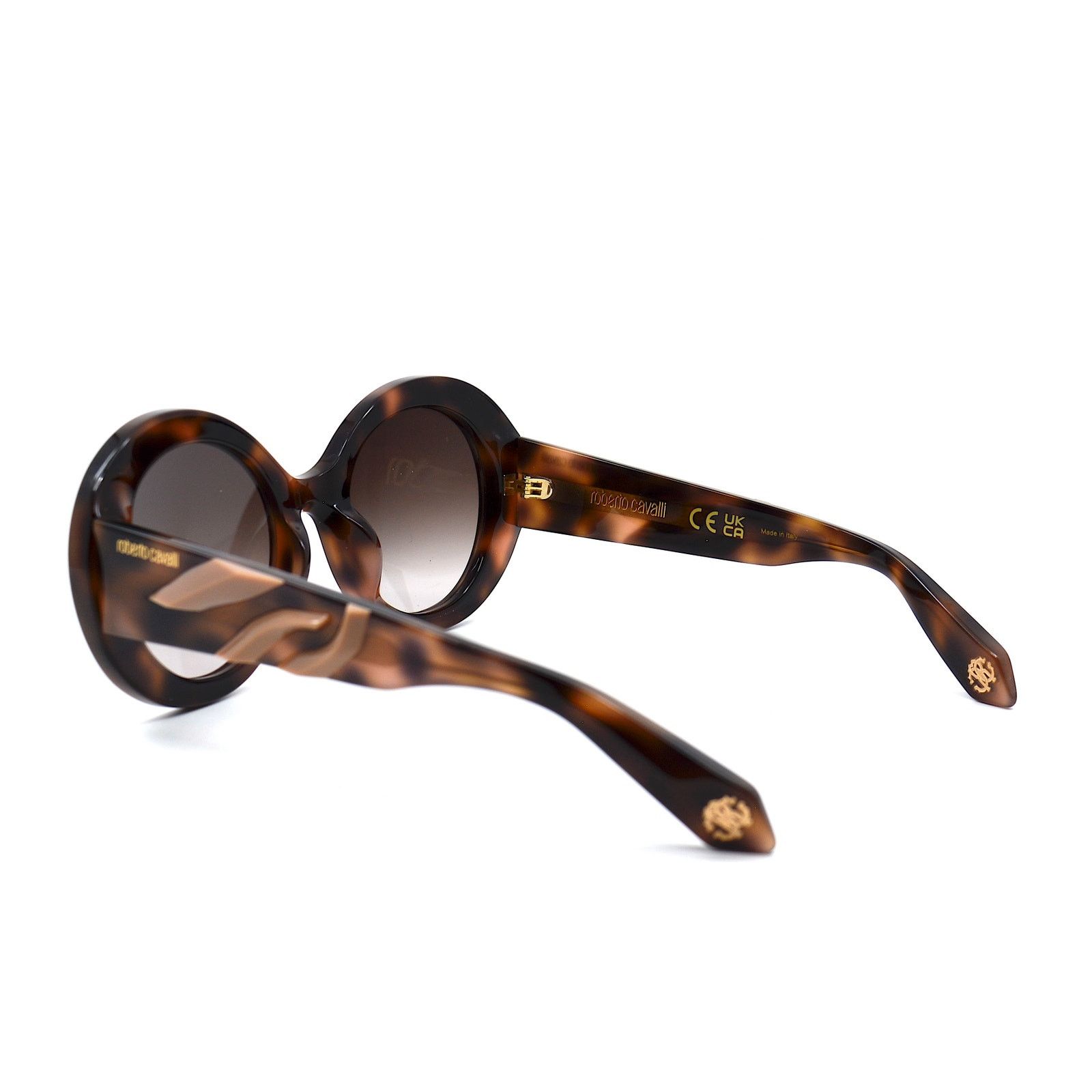 Roberto Cavalli ROBERTO CAVALLI SRC010M HAVANA BROWN GRADIENT SUNGLASSES Size ONE SIZE - 8 Thumbnail