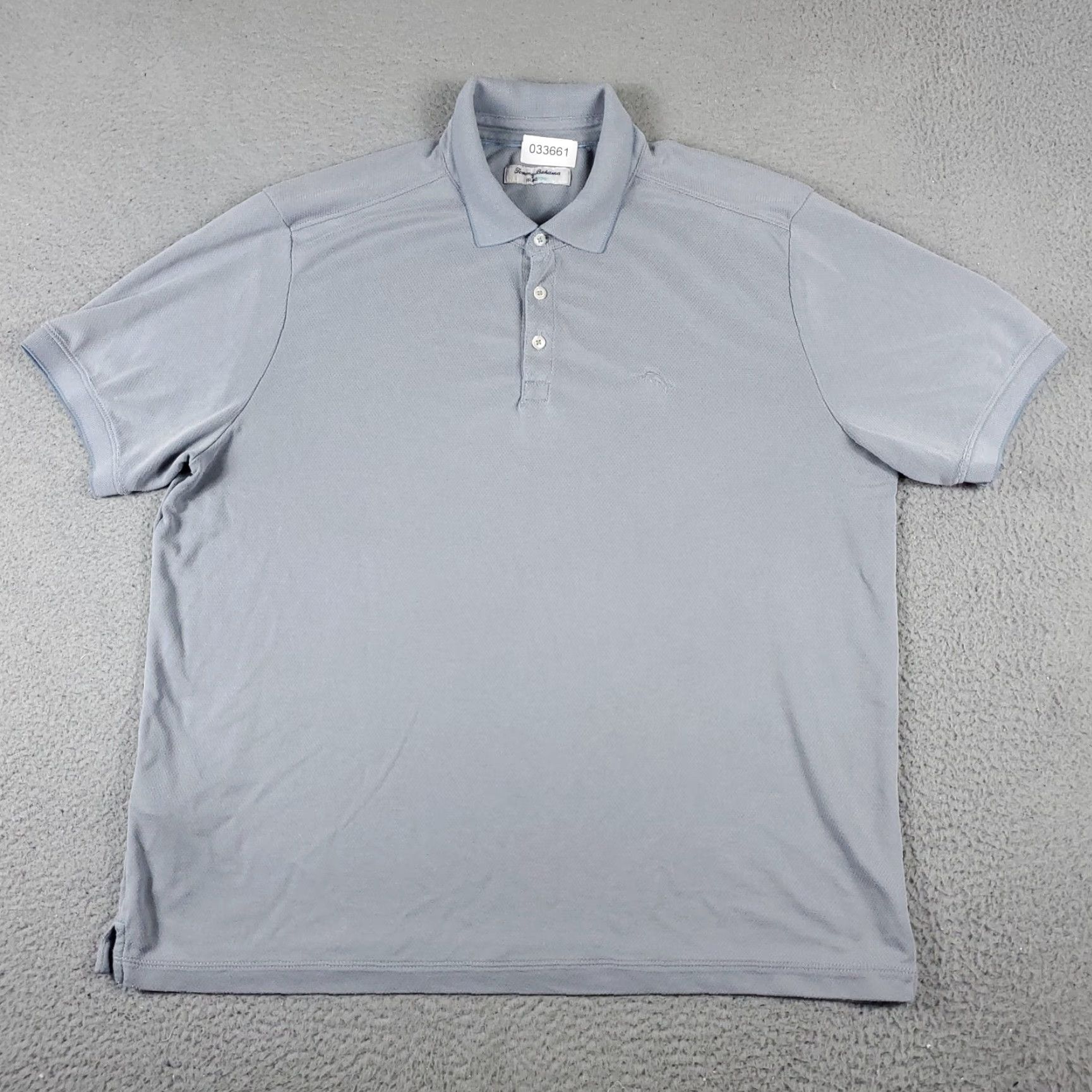 Tommy Bahama VINTAGE Tommy Bahama Polo Shirt Mens XL Gray Marlin Casual Short Sleeve Size US XL / EU 56 / 4 - 3 Thumbnail