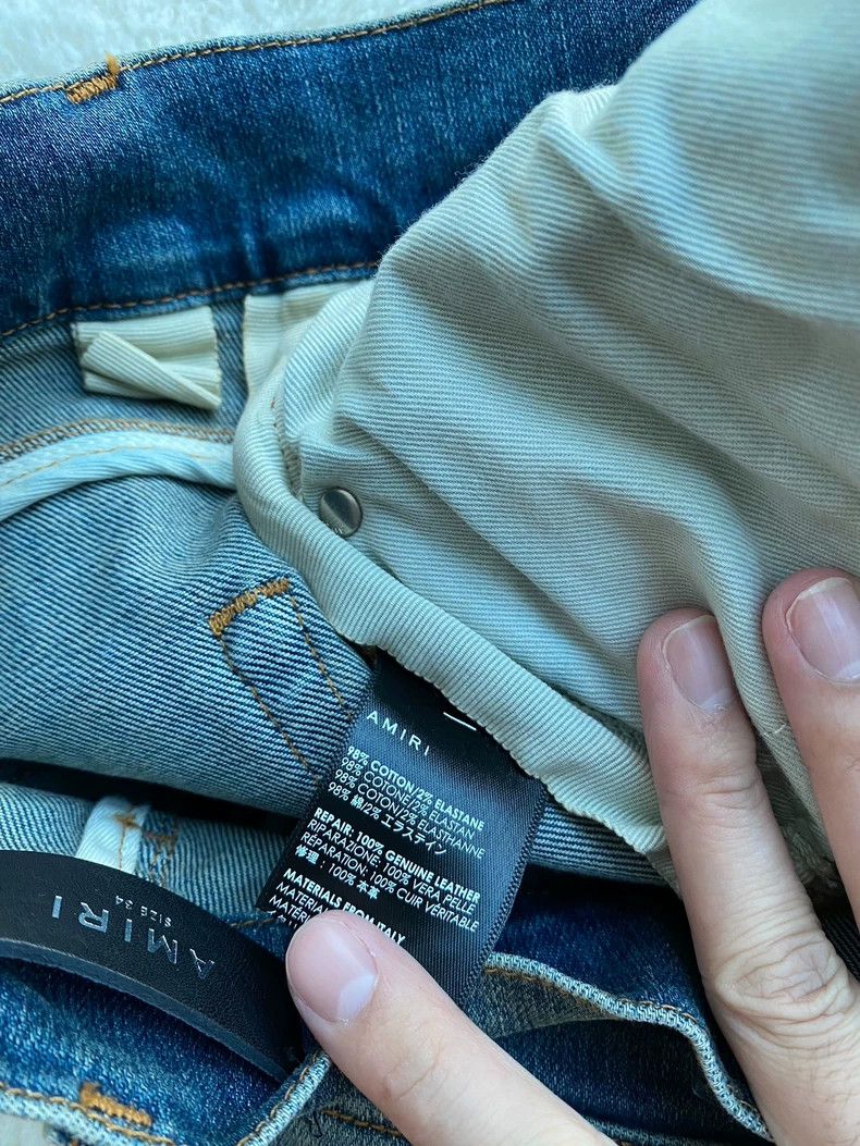 Amiri Amiri Washed blue mx2 jeans 2501-Nextarrow Size US 34 / EU 50 - 4 Thumbnail