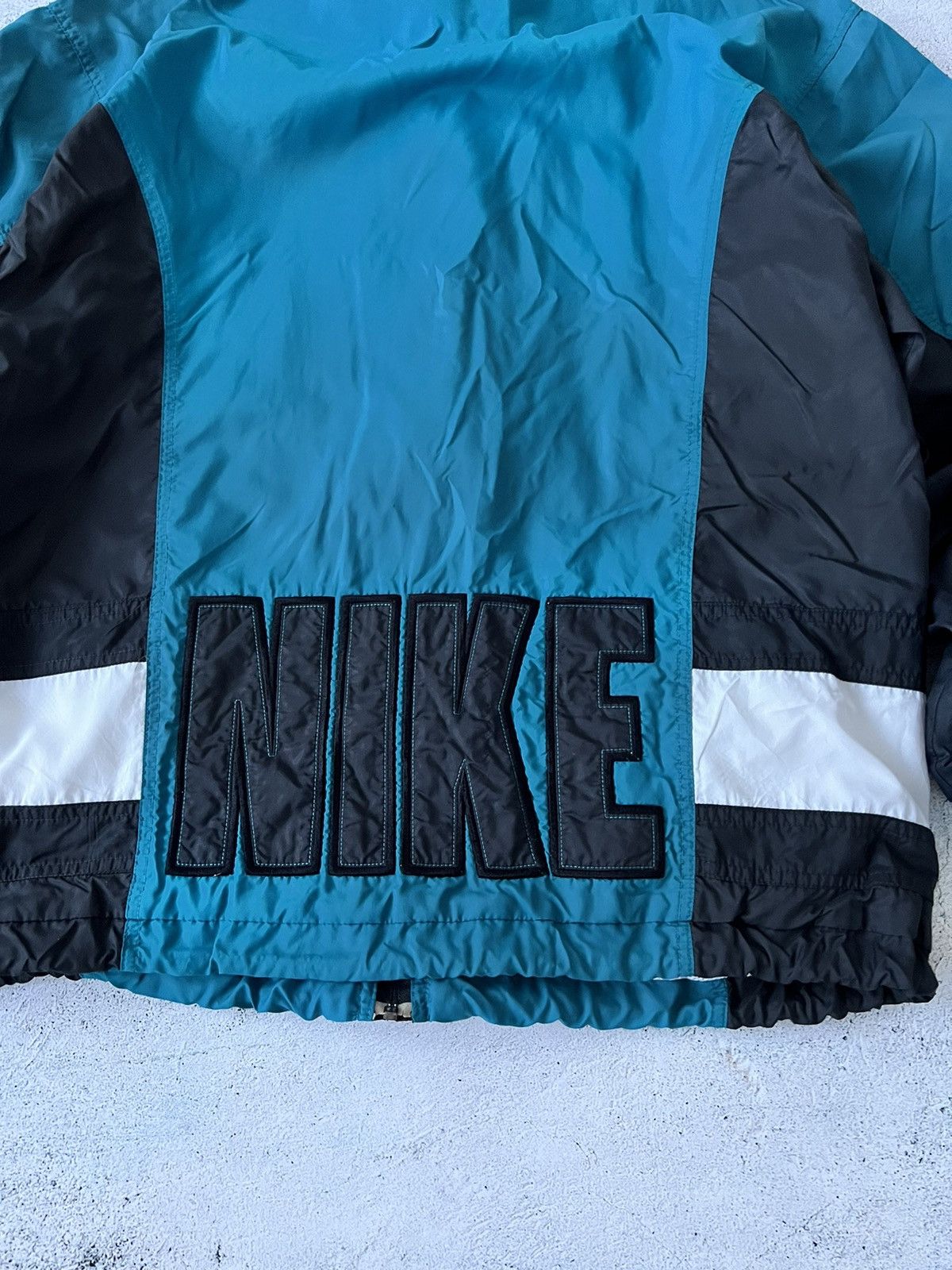 Vintage 🩸RARE🩸Nike Vintage 90s Big Logo Jacket Size US L / EU 52-54 / 3 - 8 Thumbnail