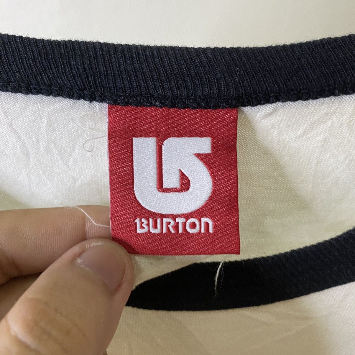 Burton Vintage 2000s Burton Snowboard Raglan LS T Shirt Size US L / EU 52-54 / 3 - 3 Thumbnail