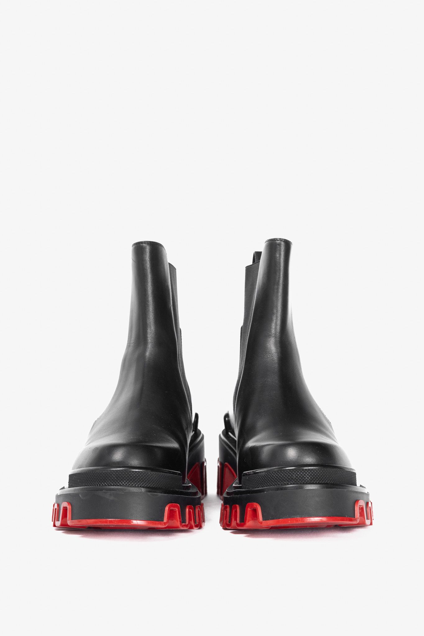 Christian Louboutin Christian Louboutin Marchacroche Dune Leather Chelsea Boots Size US 9.5 / IT 39.5 - 2 Thumbnail