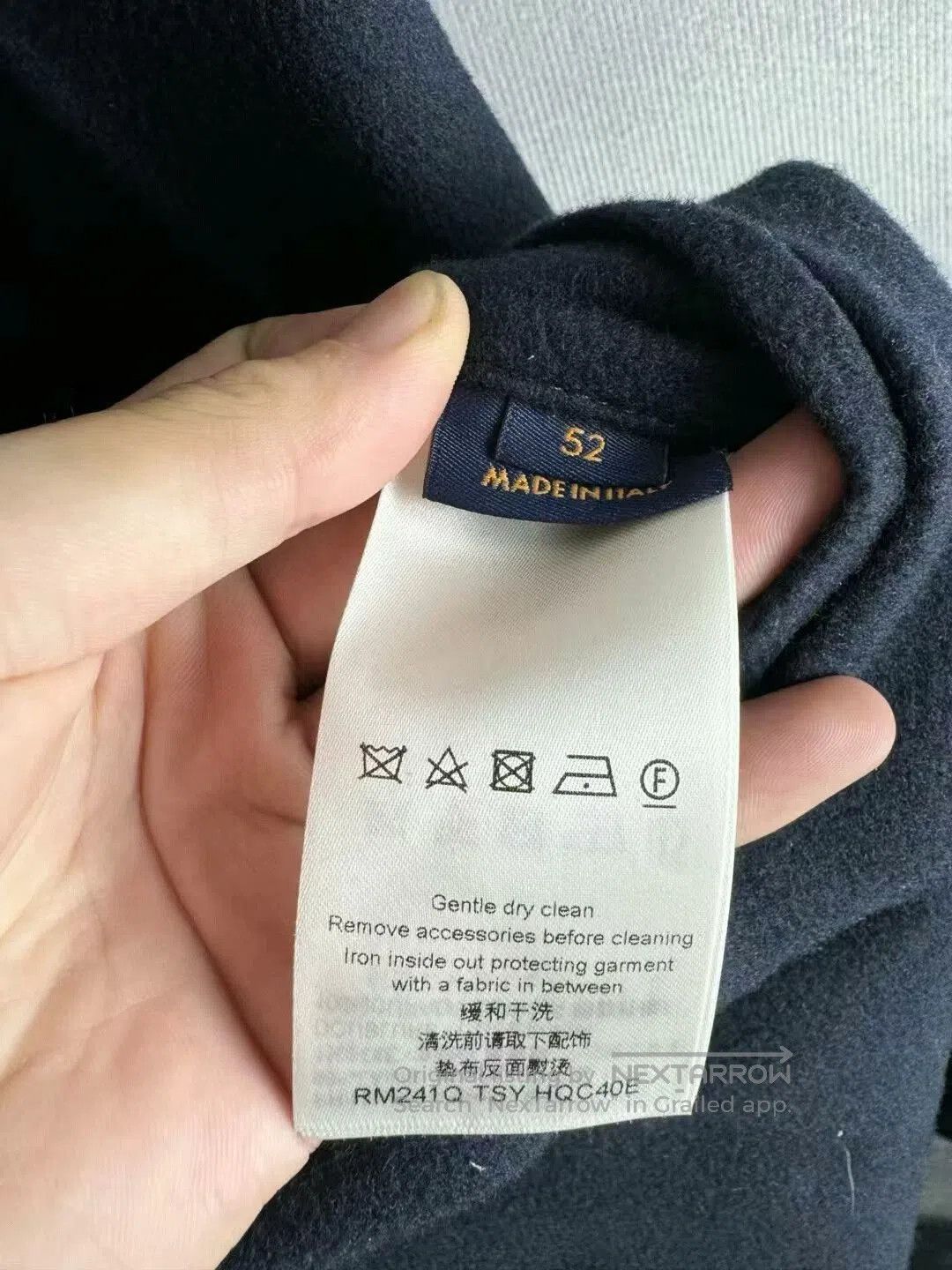 Louis Vuitton Louis Vuitton Blue Cashmere Double-Sided Coat. Size US XXL / EU 58 / 5 - 4 Thumbnail