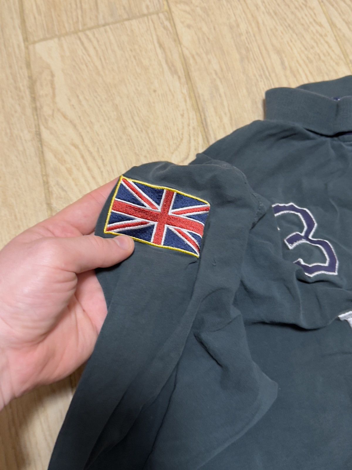 U.S. Polo Assn. × Vintage Vintage Polo Ralph Lauren Style Distressed Rugby Sweatshirt Size US L / EU 52-54 / 3 - 9 Thumbnail