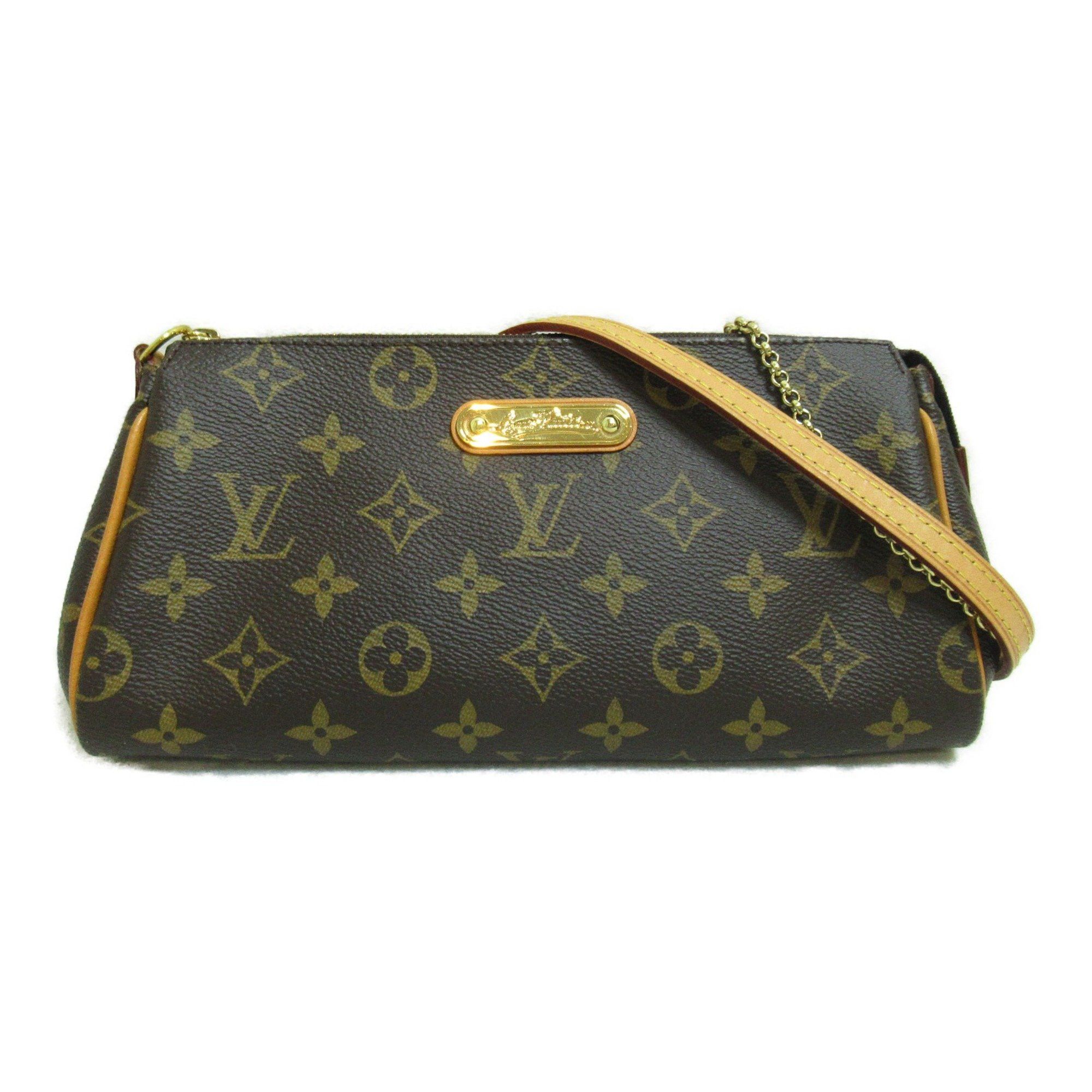 image of Louis Vuitton Eva Brown Monogram Pvc Coated Canvas M95567, Women's
