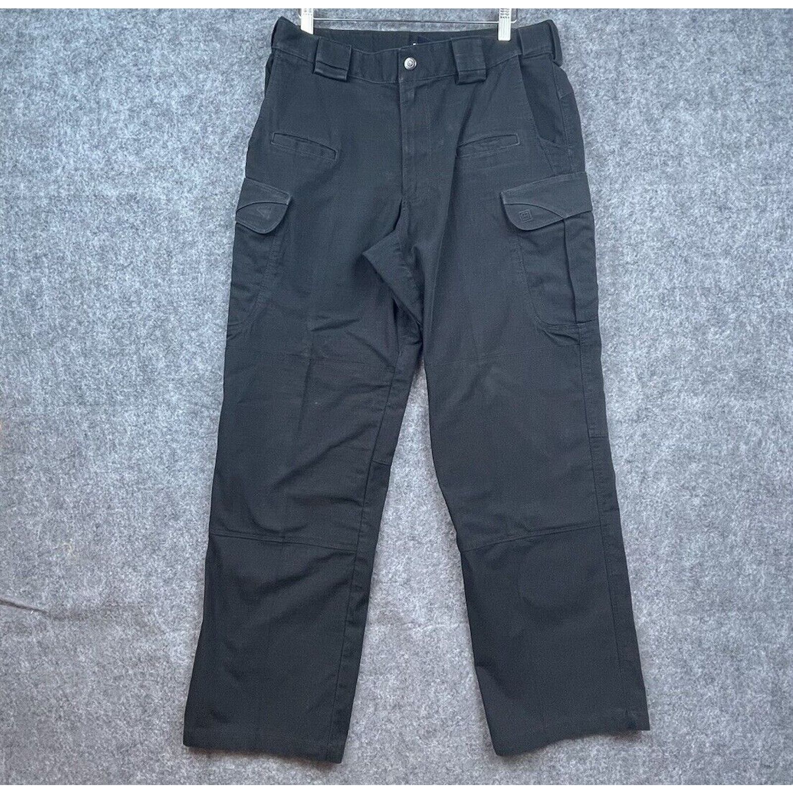 5.11 5.11 Tactical Pants Mens 32 Black Cargo Outdoors Workwear Size US 32 / EU 48 - 1 Thumbnail