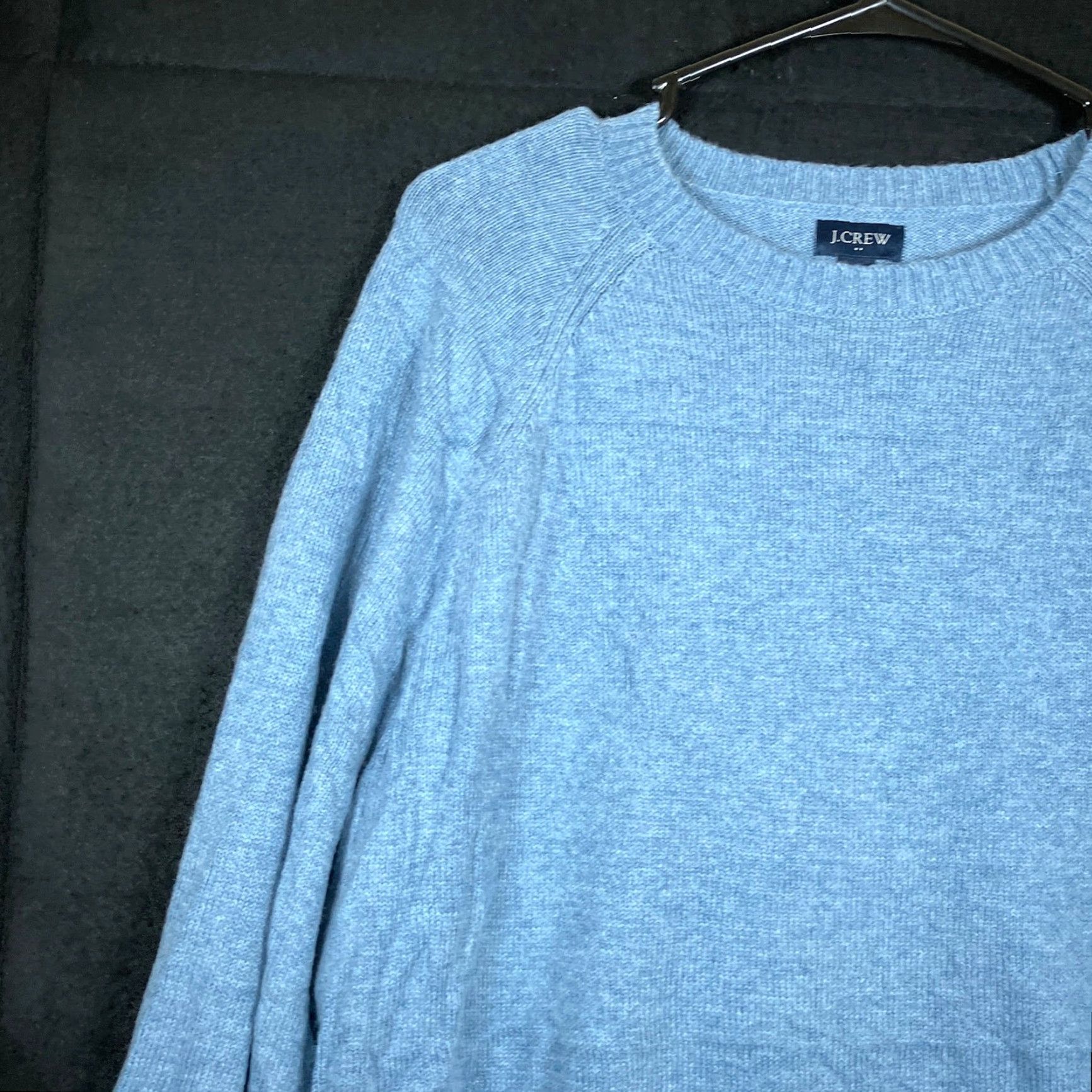 J.Crew J. Crew Mens Sweater Crew Neck Pullover Blue Lambs Wool Blend Large Knit Long Sleeve Size US L / EU 52-54 / 3 - 4 Thumbnail
