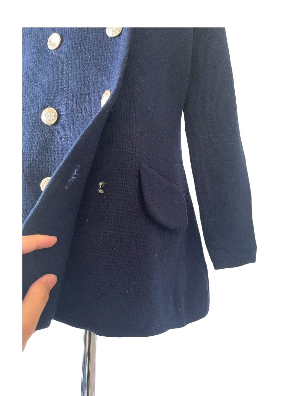 Vintage Vintage Hand Loomed wool Coat Size L / US 10 / IT 46 - 7 Thumbnail