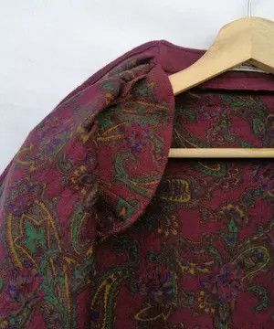 Japanese Brand Vintage Marseille Elegant Fashion Wool cape shawls Size ONE SIZE - 15 Thumbnail