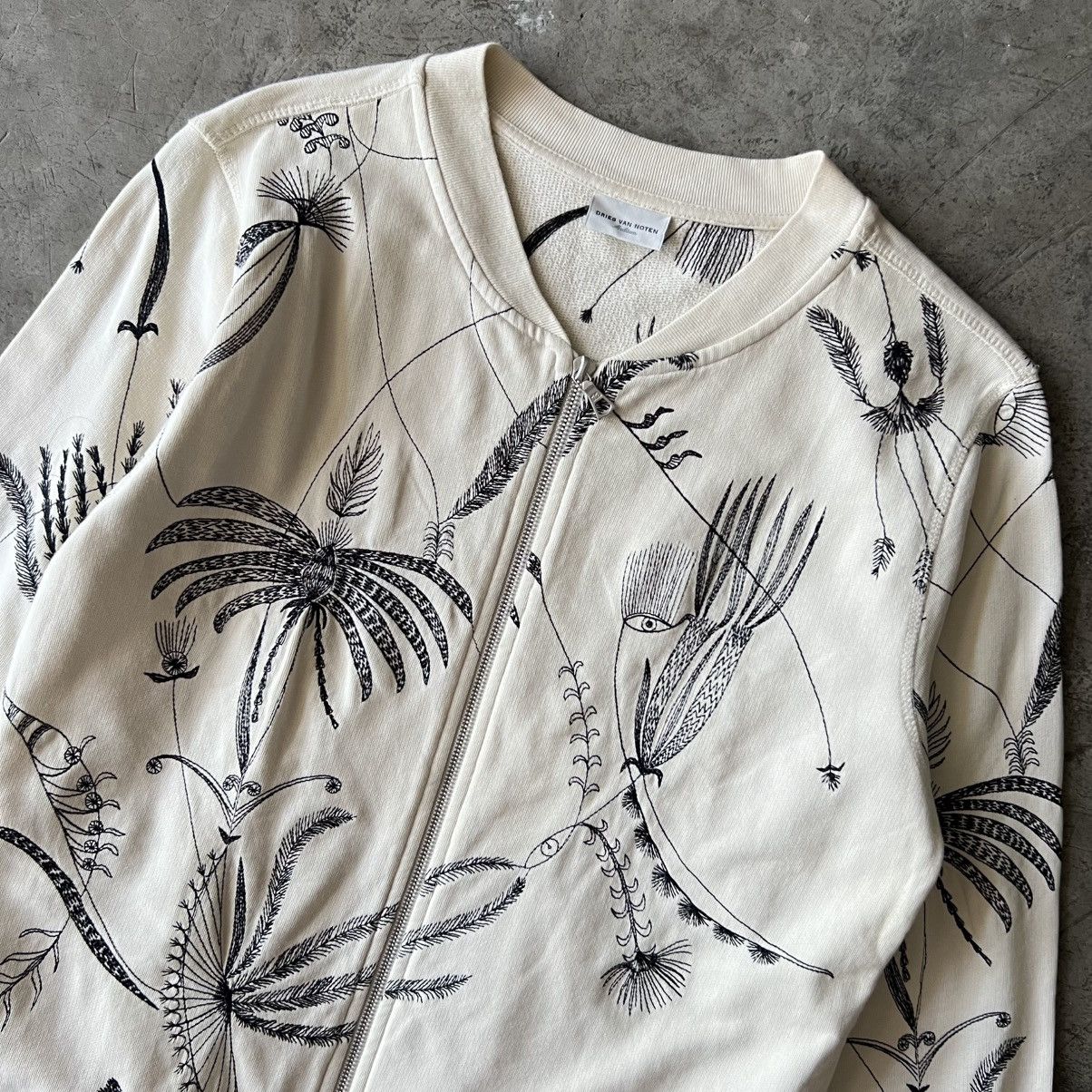 Dries Van Noten Dries Van Noten - Front Zip Sweatshirt Size M / US 6-8 / IT 42-44 - 6 Thumbnail