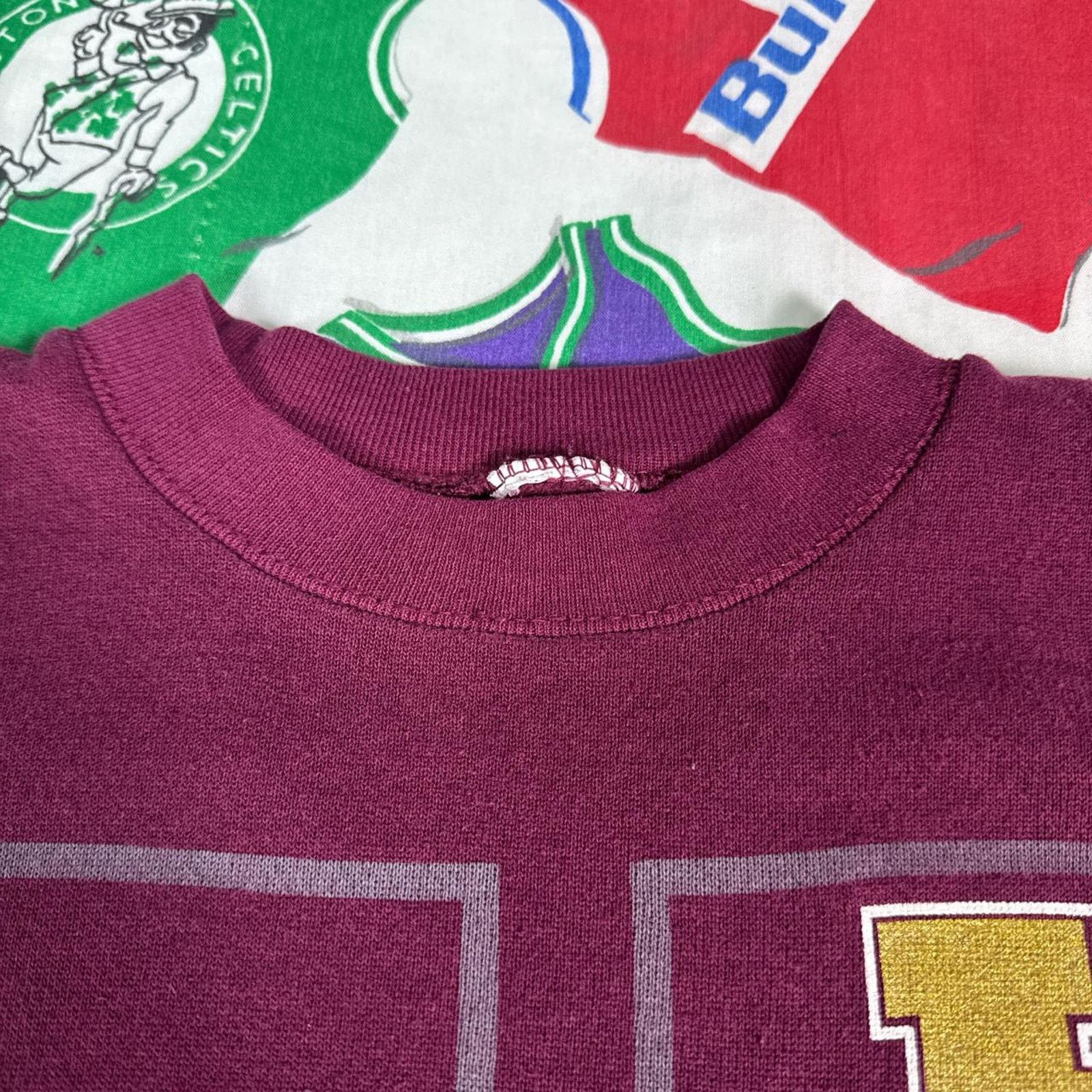 NCAA × Vintage Vintage 1990s NCAA Harvard University Crimson Sz M Crewneck Size US M / EU 48-50 / 2 - 4 Thumbnail