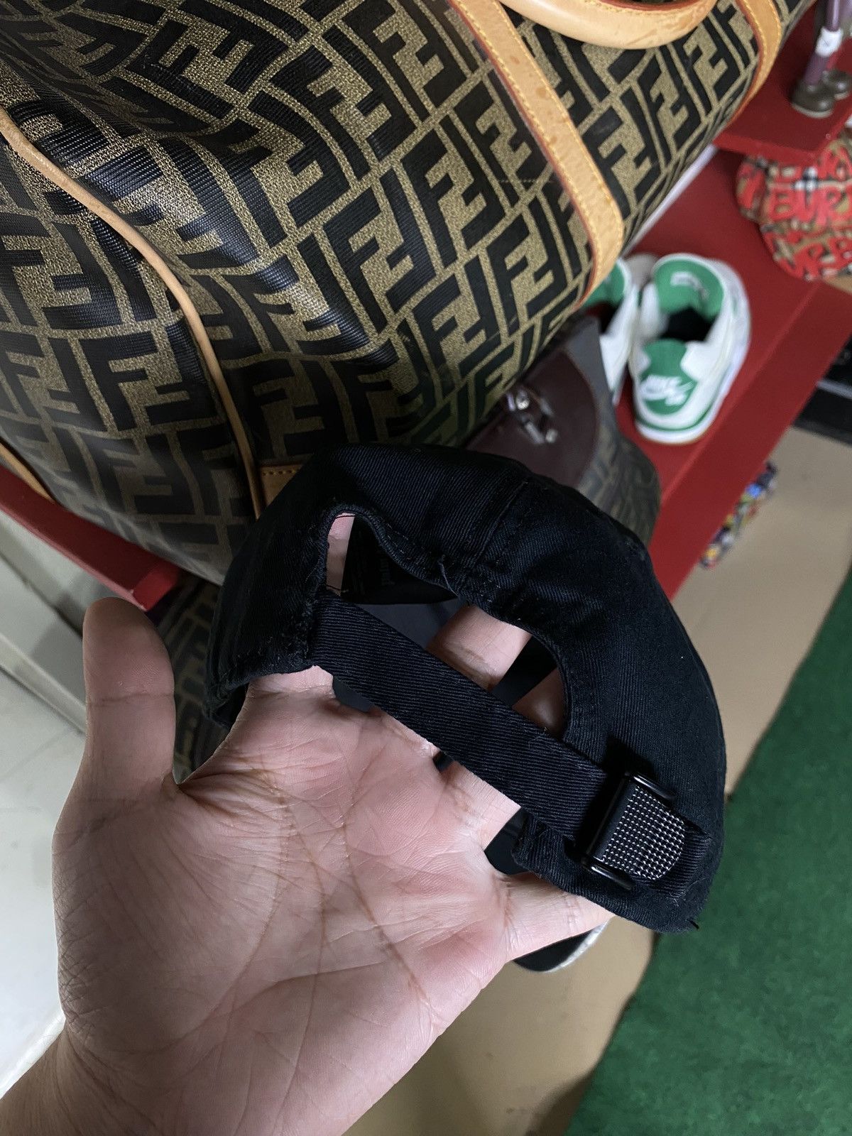 Palm Angels Kill The Bear Black Hat Cap Preowned