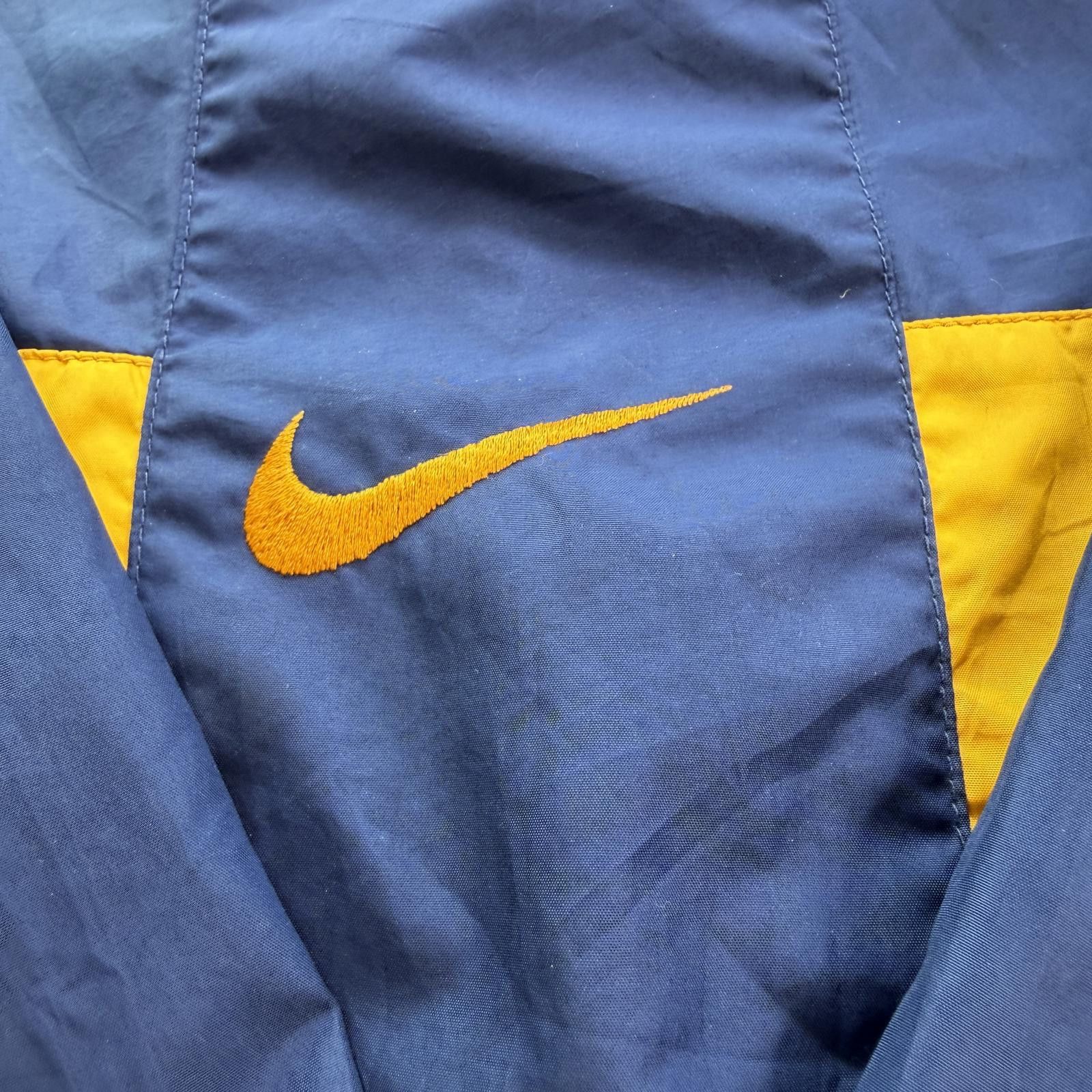 Nike Vintage 90s Nike Clima Fit Windbreaker Jacket Navy Zip Mens Size US L / EU 52-54 / 3 - 9 Thumbnail