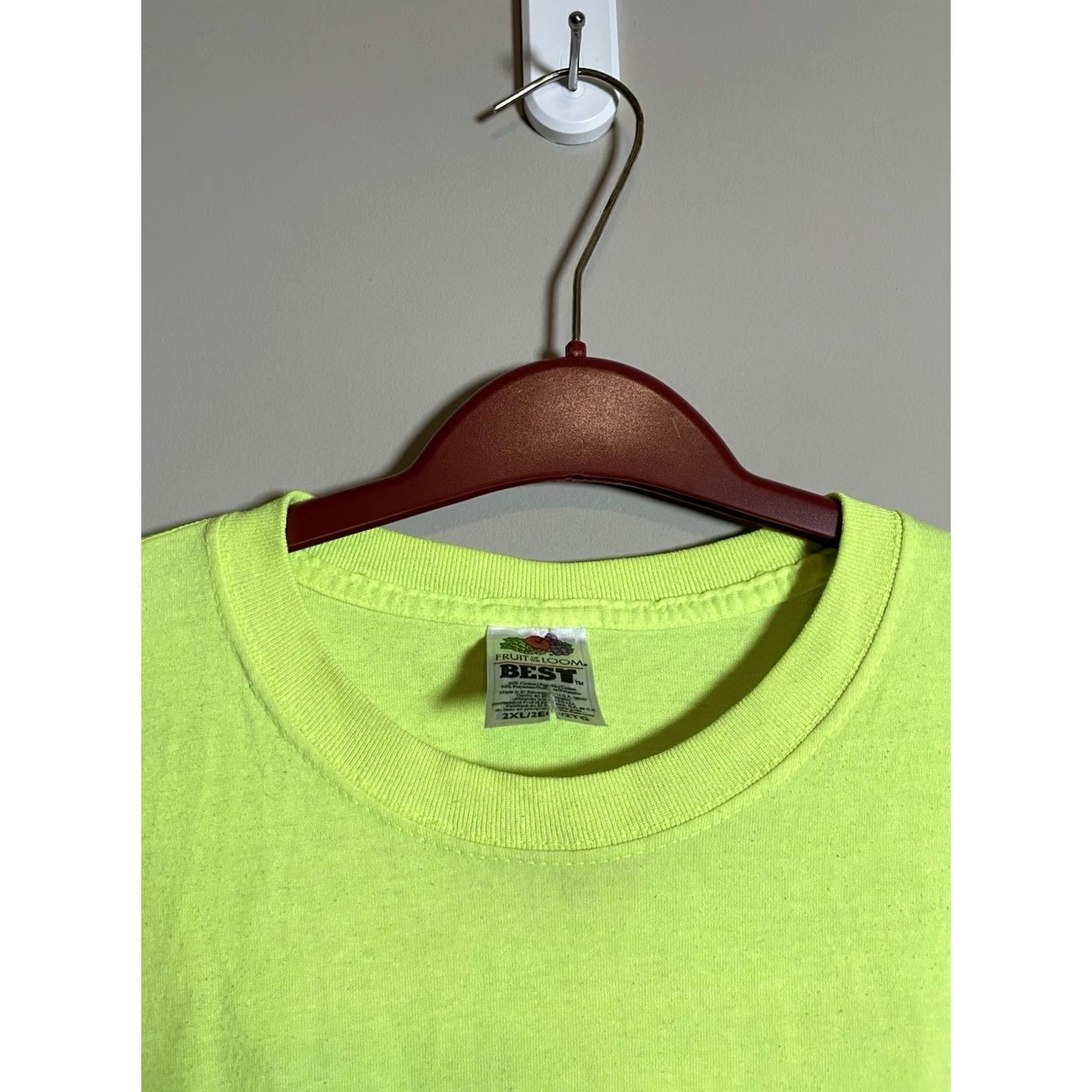 Fruit Of The Loom VINTAGE Harley Davidson Fruit of the Loom Shirt 2XL Men Green Crew Neck Short Sleeve T-Shirt 2003 Neon Size US XXL / EU 58 / 5 - 5 Thumbnail