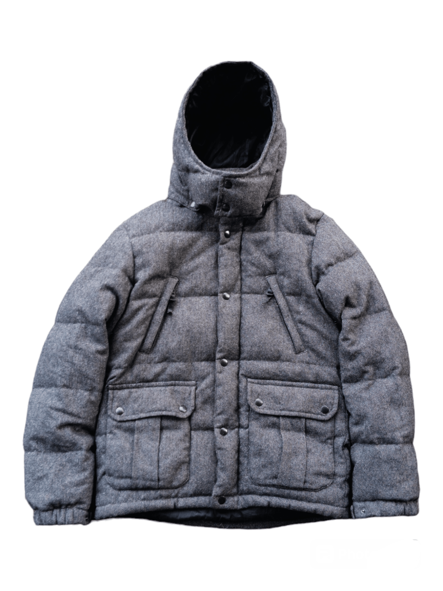 Japanese Brand wool men's bigi puffer jacket Size US M / EU 48-50 / 2 - 1 Thumbnail