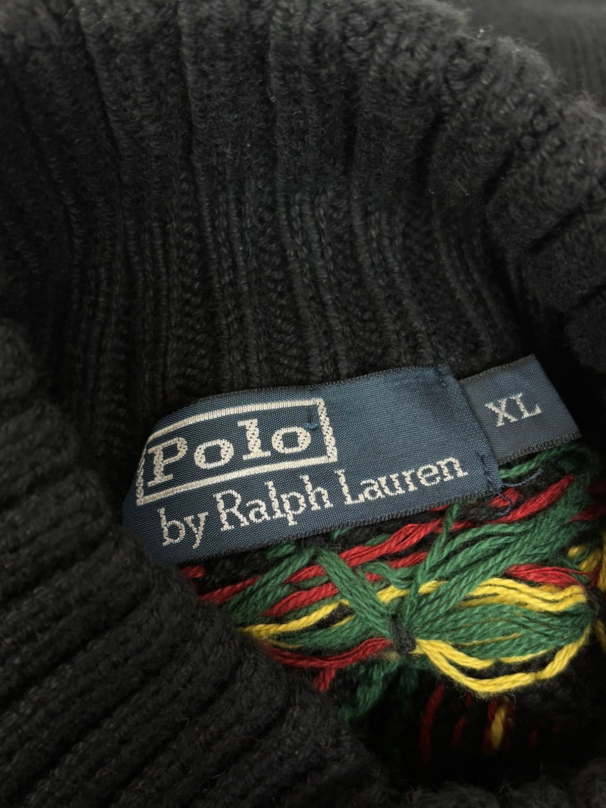 Polo Ralph Lauren Polo By Ralph Lauren Aztec Navajo Knit Sweater Linen Blend Size US XL / EU 56 / 4 - 7 Thumbnail