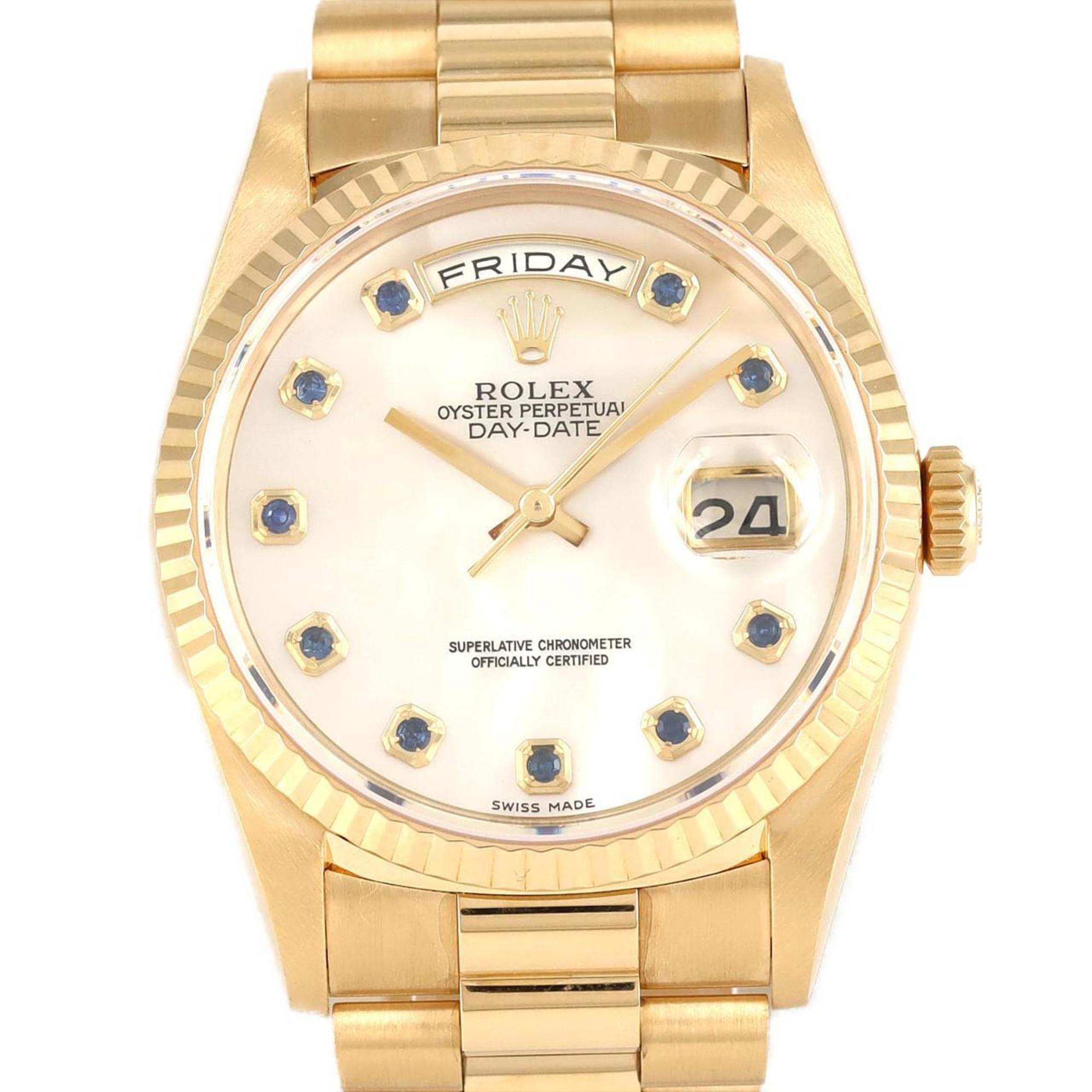Rolex Rolex Day-Date 18238NGS YG Watch Automatic S-Serial Size ONE SIZE - 1 Thumbnail