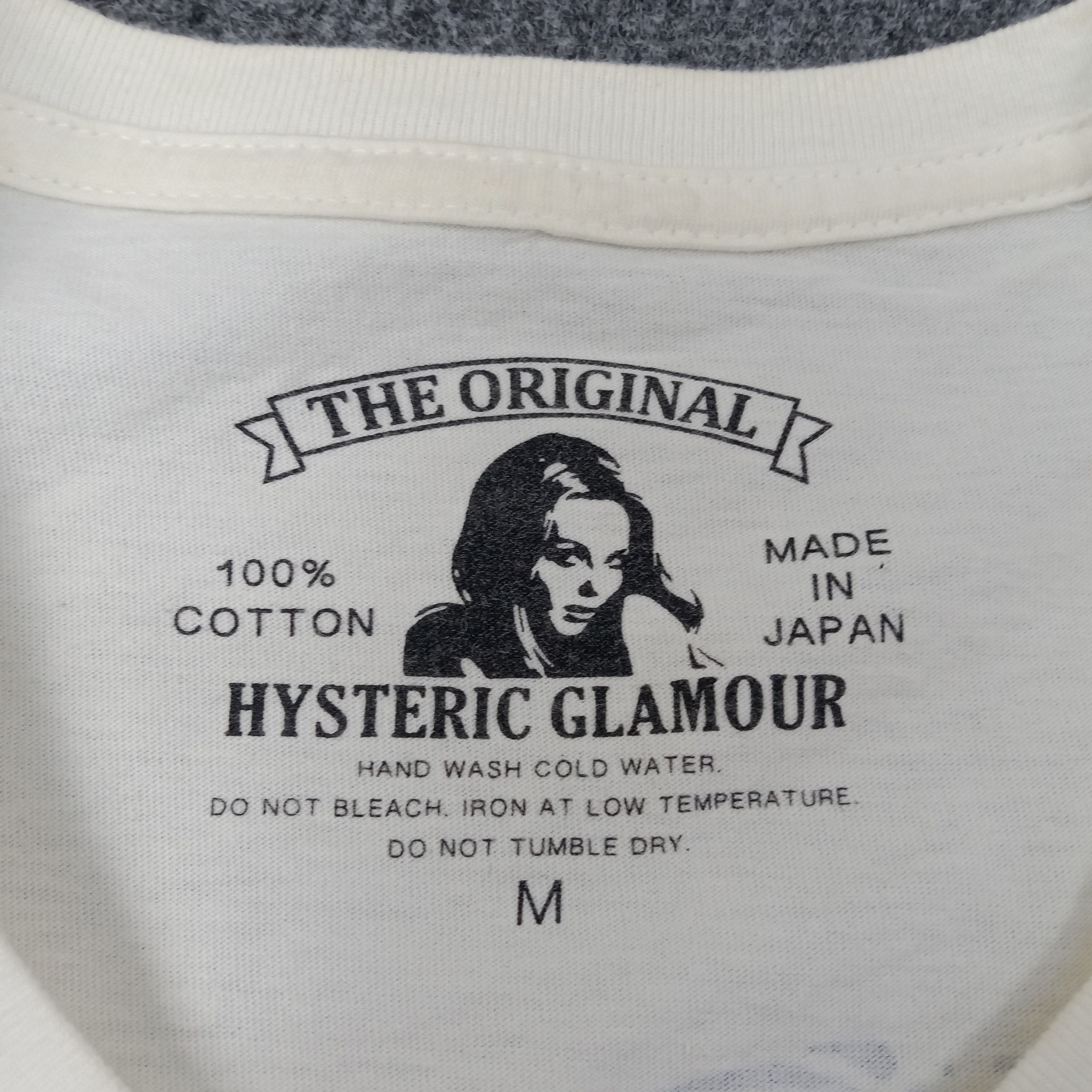 Hysteric Glamour Hysteric Glamour Pocket Custom Logo Tshirt C223N56 Size US M / EU 48-50 / 2 - 5 Thumbnail