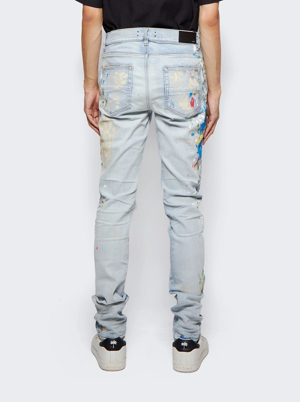 Amiri o1mle0925 Painter Jeans in Light Blue Size US 34 / EU 50 - 5 Thumbnail