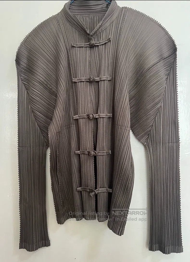 Issey Miyake Issey Miyake Chinese Style Jacket Size L / US 10 / IT 46 - 1 Thumbnail
