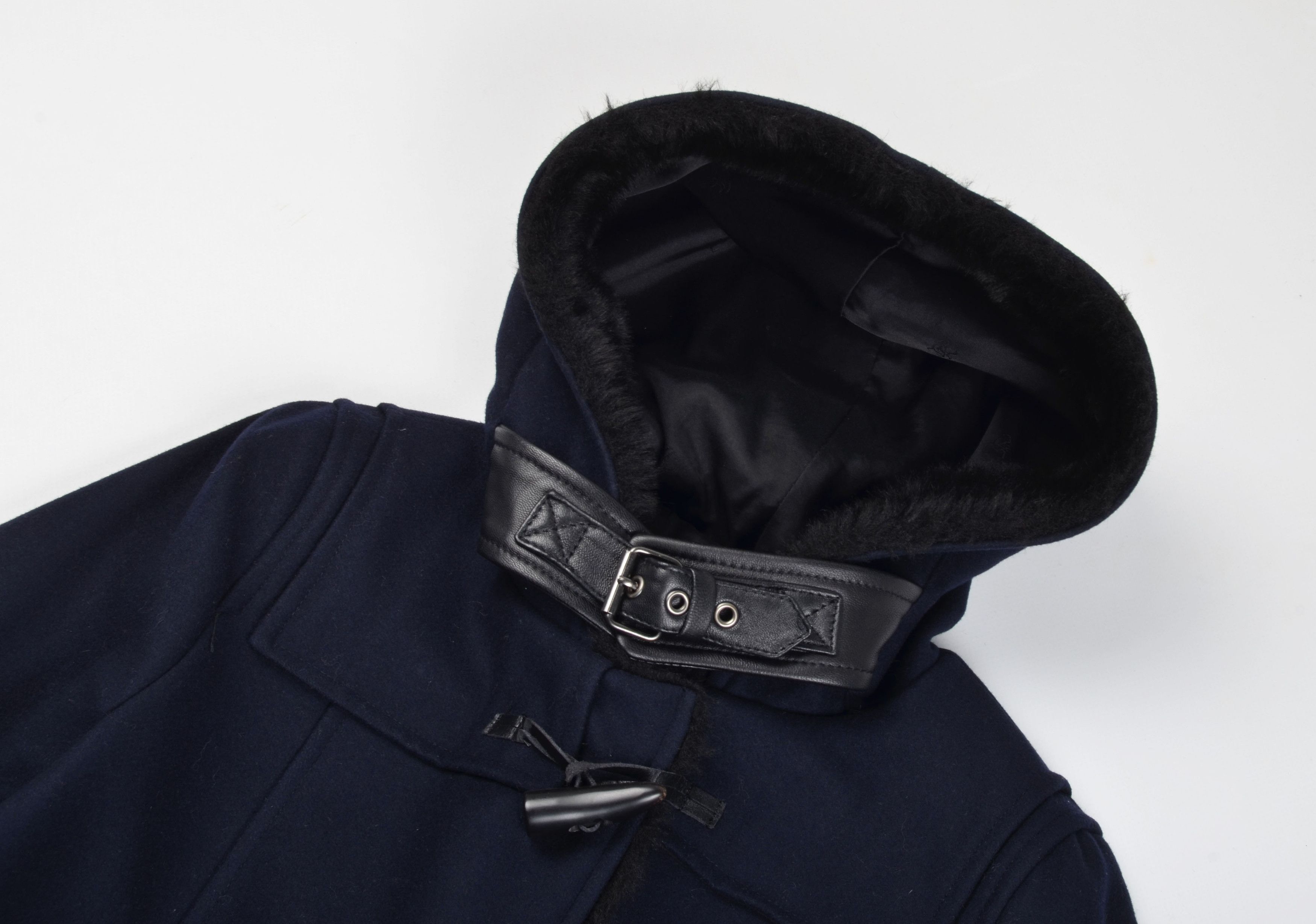 The Kooples The Kooples Navy Wool Cashmere Blend Duffle Coat Size XS / US 0-2 / IT 36-38 - 5 Thumbnail