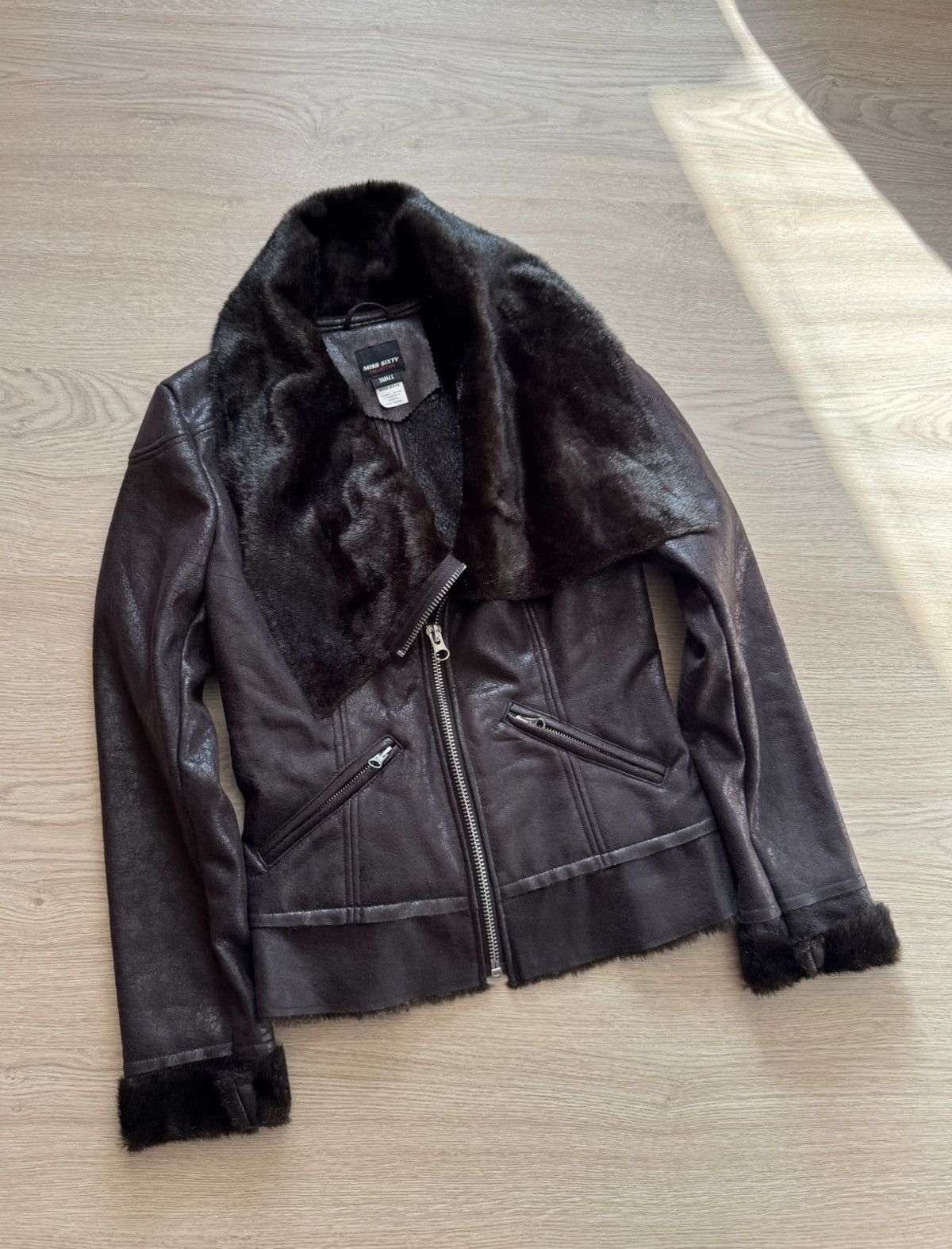 Miss Sixty Vintage 00’s Miss Sixty y2k Brown Women’s Jacket Size S / US 4 / IT 40 - 1 Thumbnail