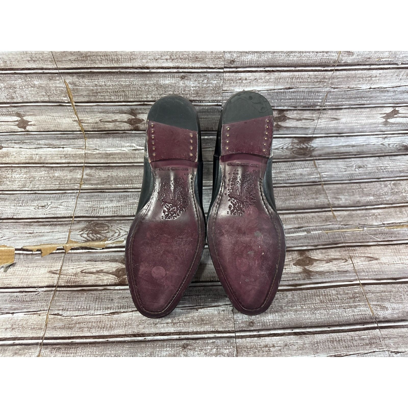 John Varvatos John Varvatos Collection Ludlow Chain Leather Boots Size 11 Size US 11 / EU 44 - 6 Thumbnail