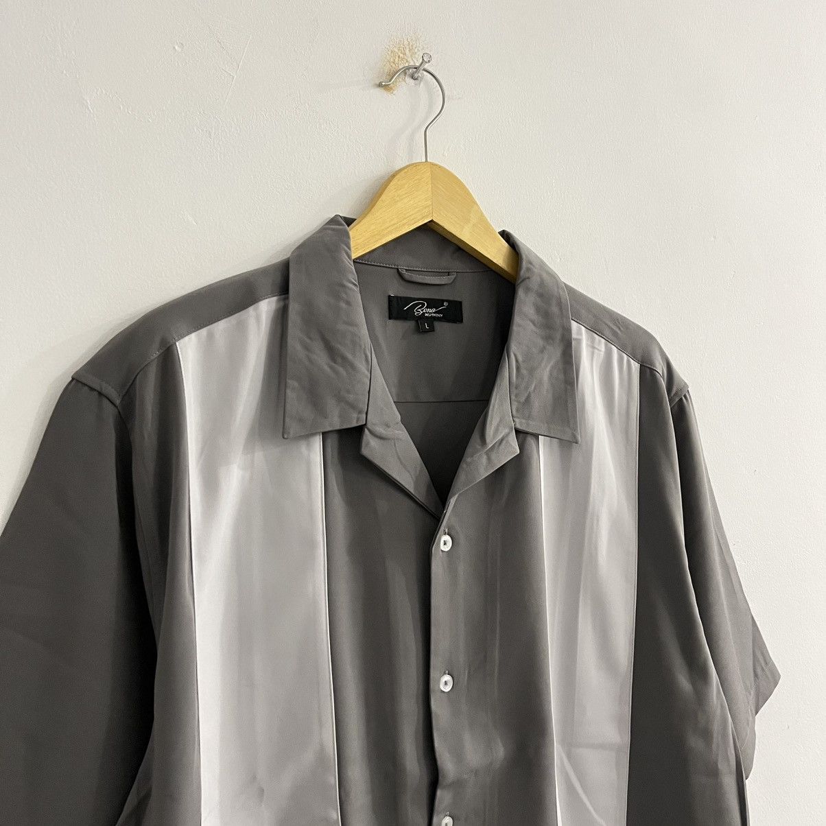 Japanese Brand Beno Campcollar Two Tone Color Button Up Size US L / EU 52-54 / 3 - 3 Thumbnail