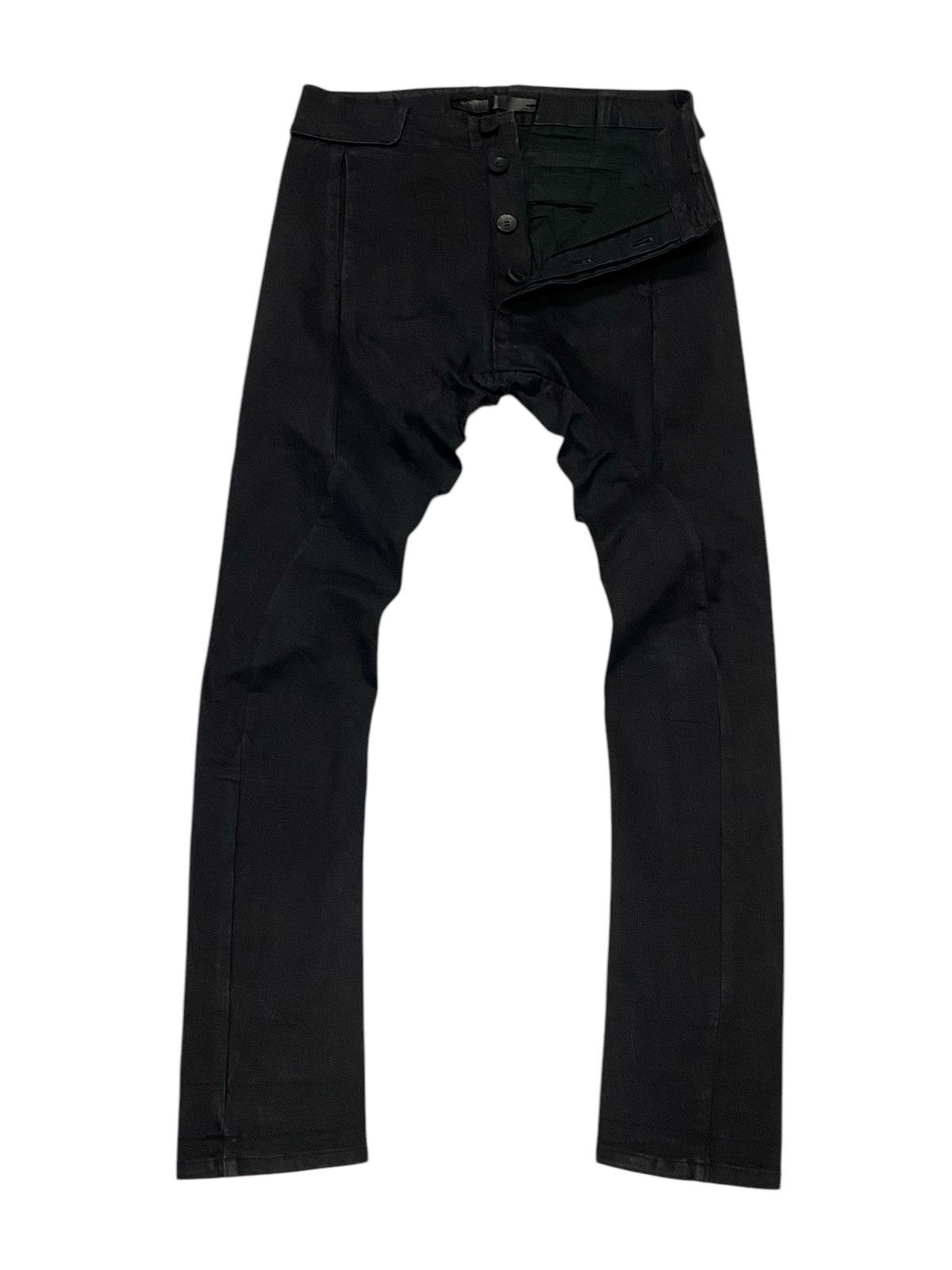 If Six Was Nine N/07 Spandex-Denim Stretch Dropslim Sarrouel Pnats Size US 30 / EU 46 - 4 Thumbnail