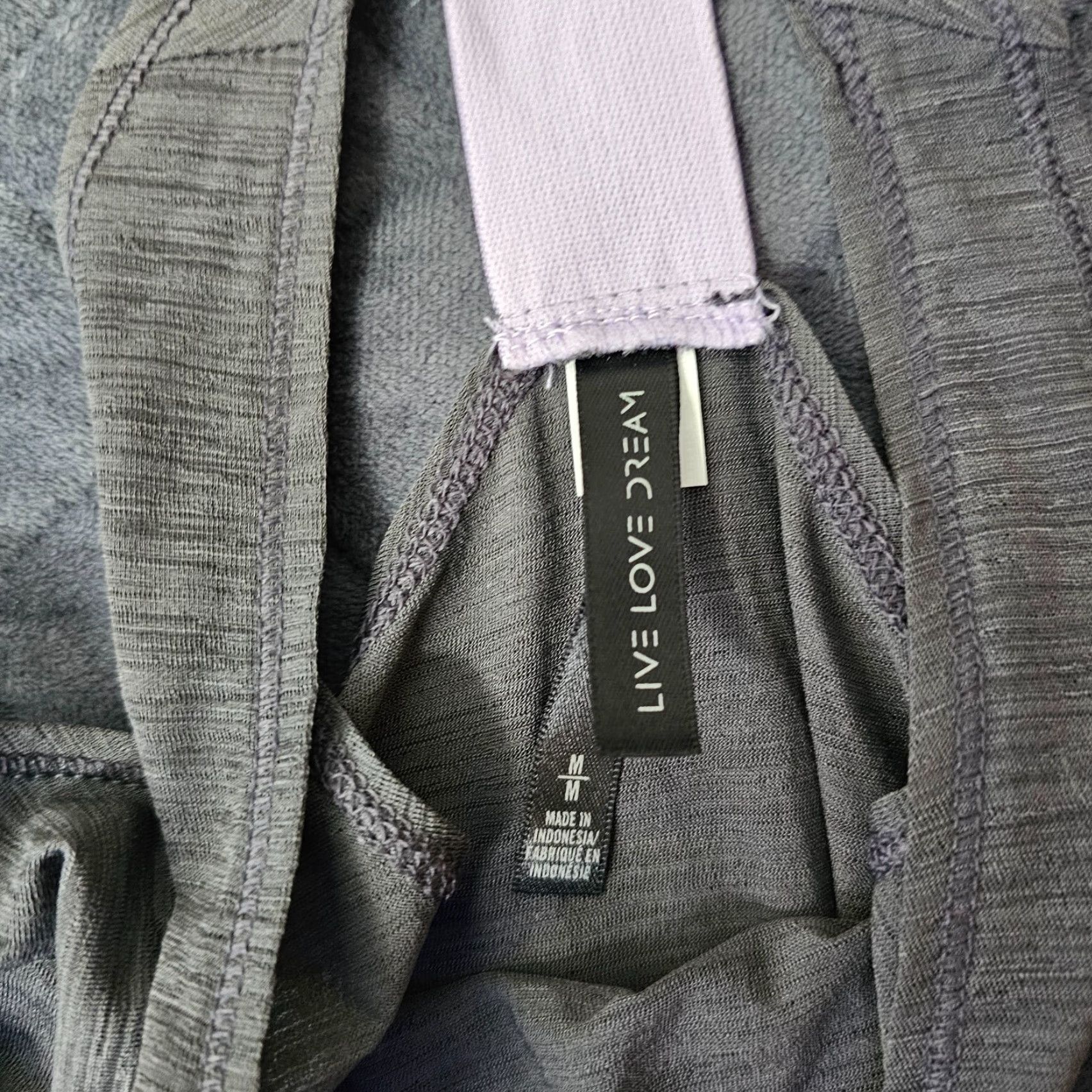 Aeropostale LIVE LOVE DREAM Racerback Tank Top - Activewear Cami/Workout Top - Gray Heather - Size S - Womens Size S / US 4 / IT 40 - 6 Thumbnail