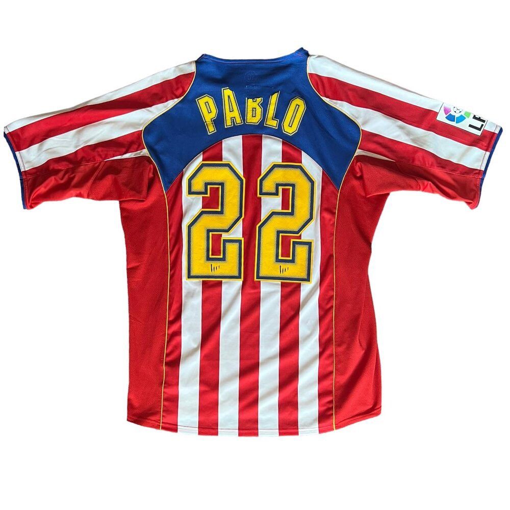 Nike Atletico Madrid 04-05 Hellboy Shirt Match-Worn Size US XL / EU 56 / 4 - 2 Thumbnail