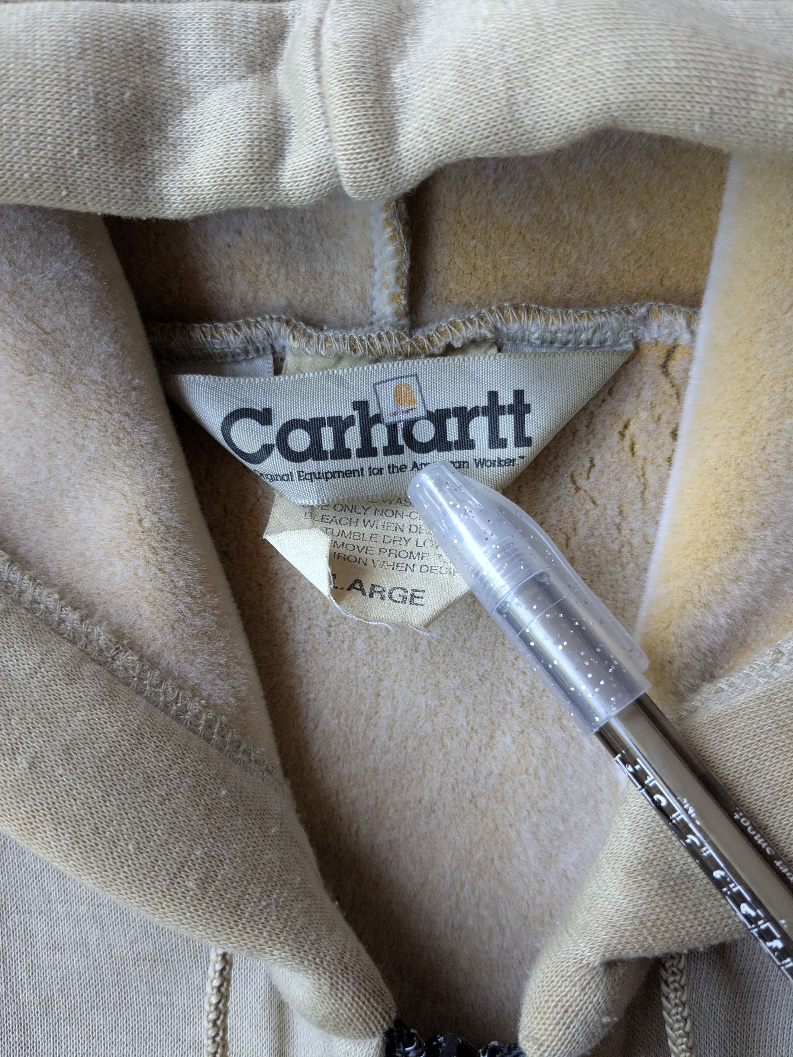 Carhartt Carhartt nude hoodie Size US L / EU 52-54 / 3 - 3 Thumbnail