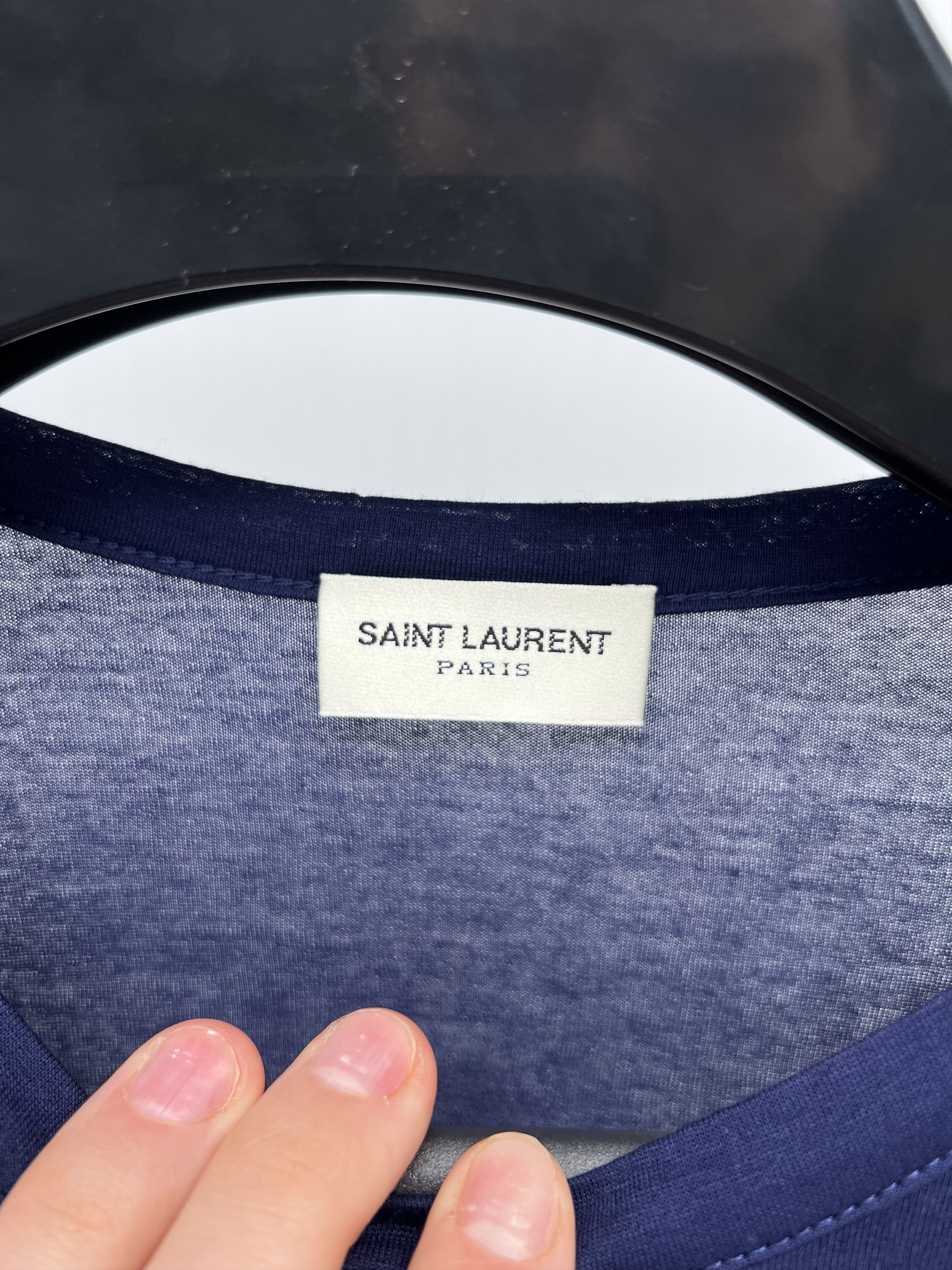 Saint Laurent Paris Saint Laurent Short Sleeve Logo T-shirt Size S Size US S / EU 44-46 / 1 - 4 Thumbnail