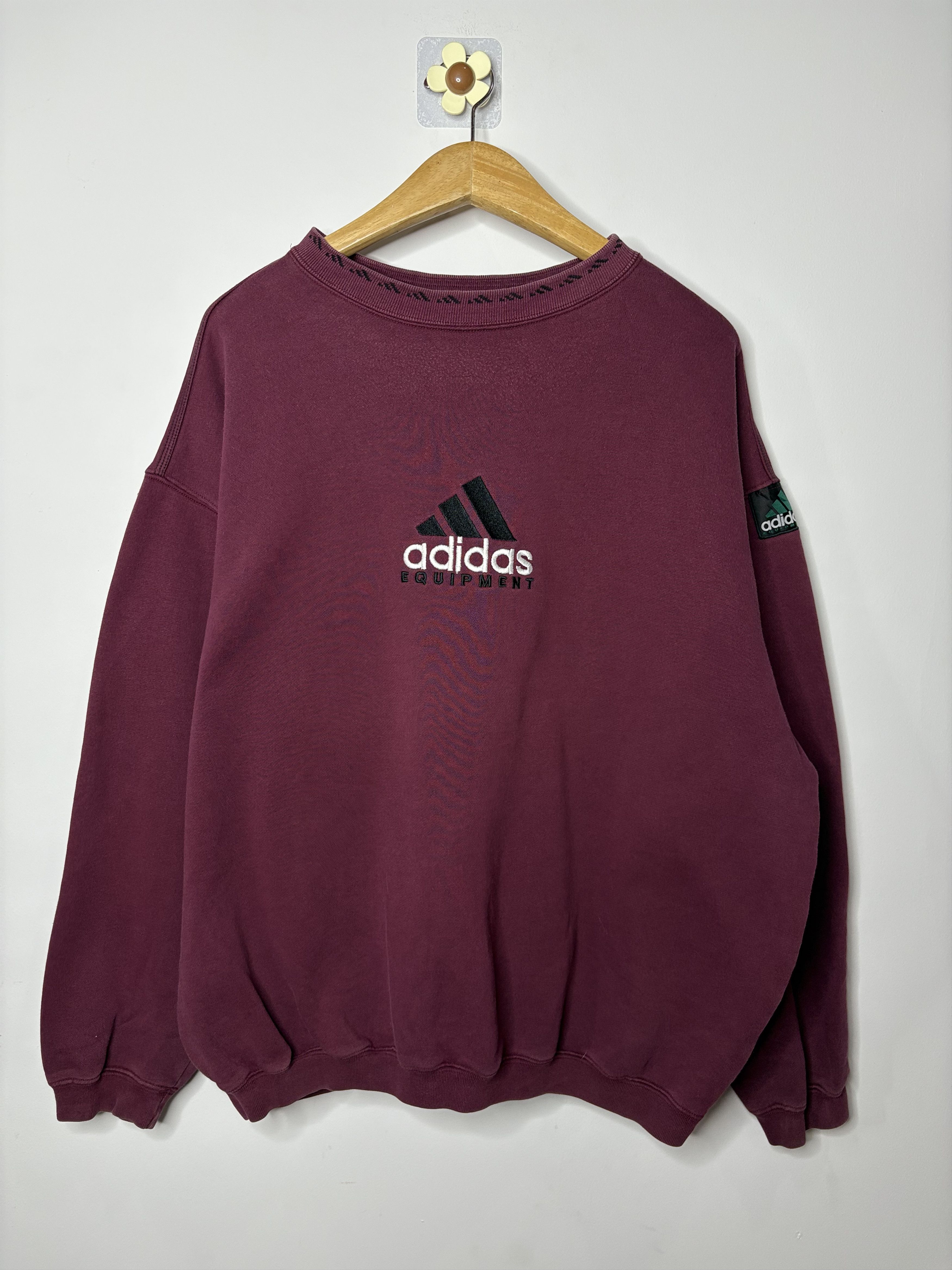 Adidas Vintage Adidas Equipment EQT 90s Embroidered Logo Size US XL / EU 56 / 4 - 1 Thumbnail