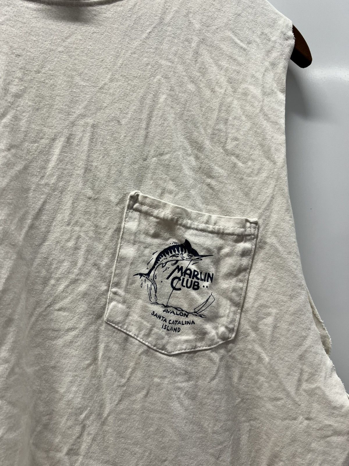 Vintage Y2K 2000's VTG Vintage Marlin Club Catalina Island Retro Tee Size US XL / EU 56 / 4 - 5 Thumbnail